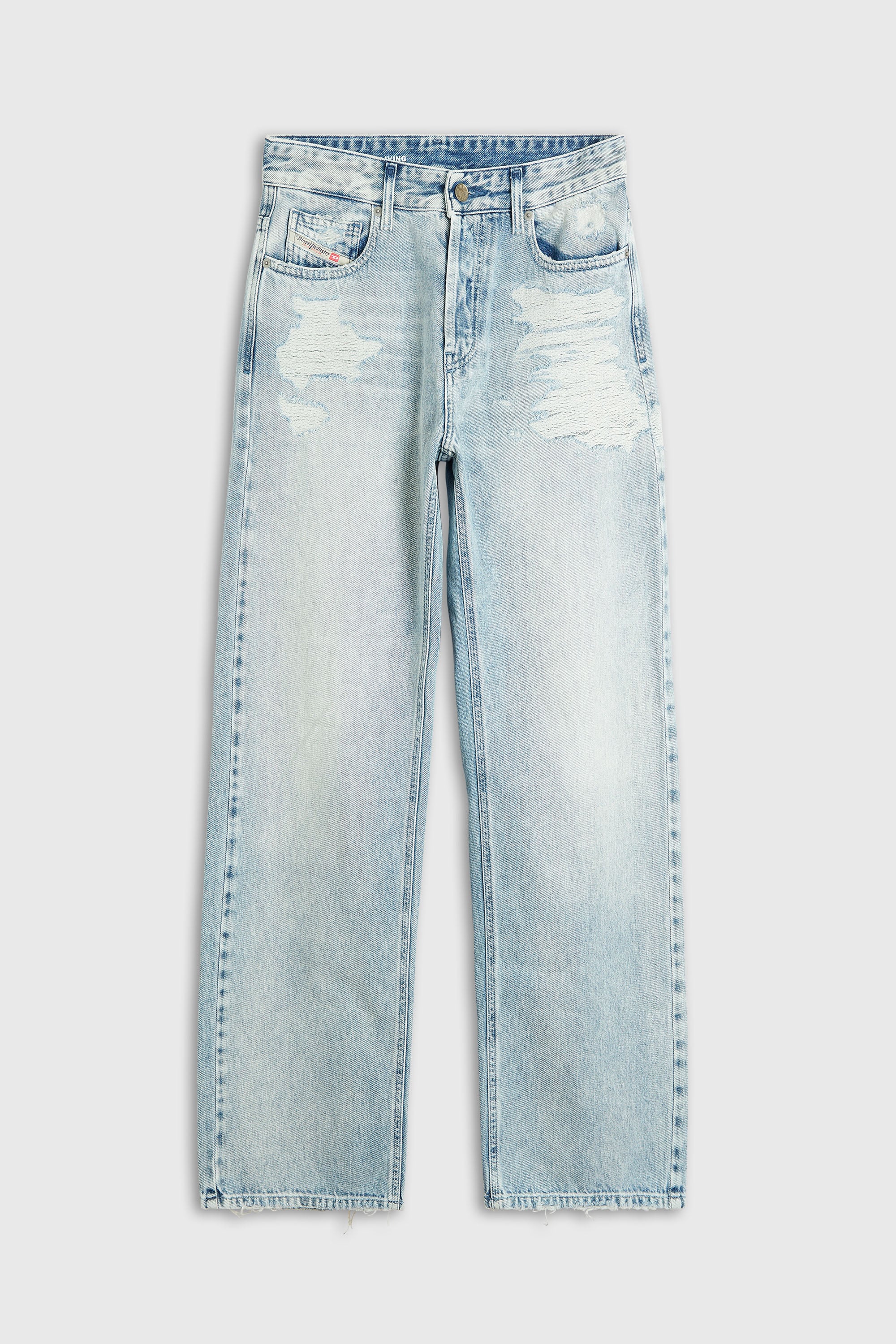 Diesel - Damen Relaxed Jeans 1990 D-Waigee 09R51, Hellblau - 2