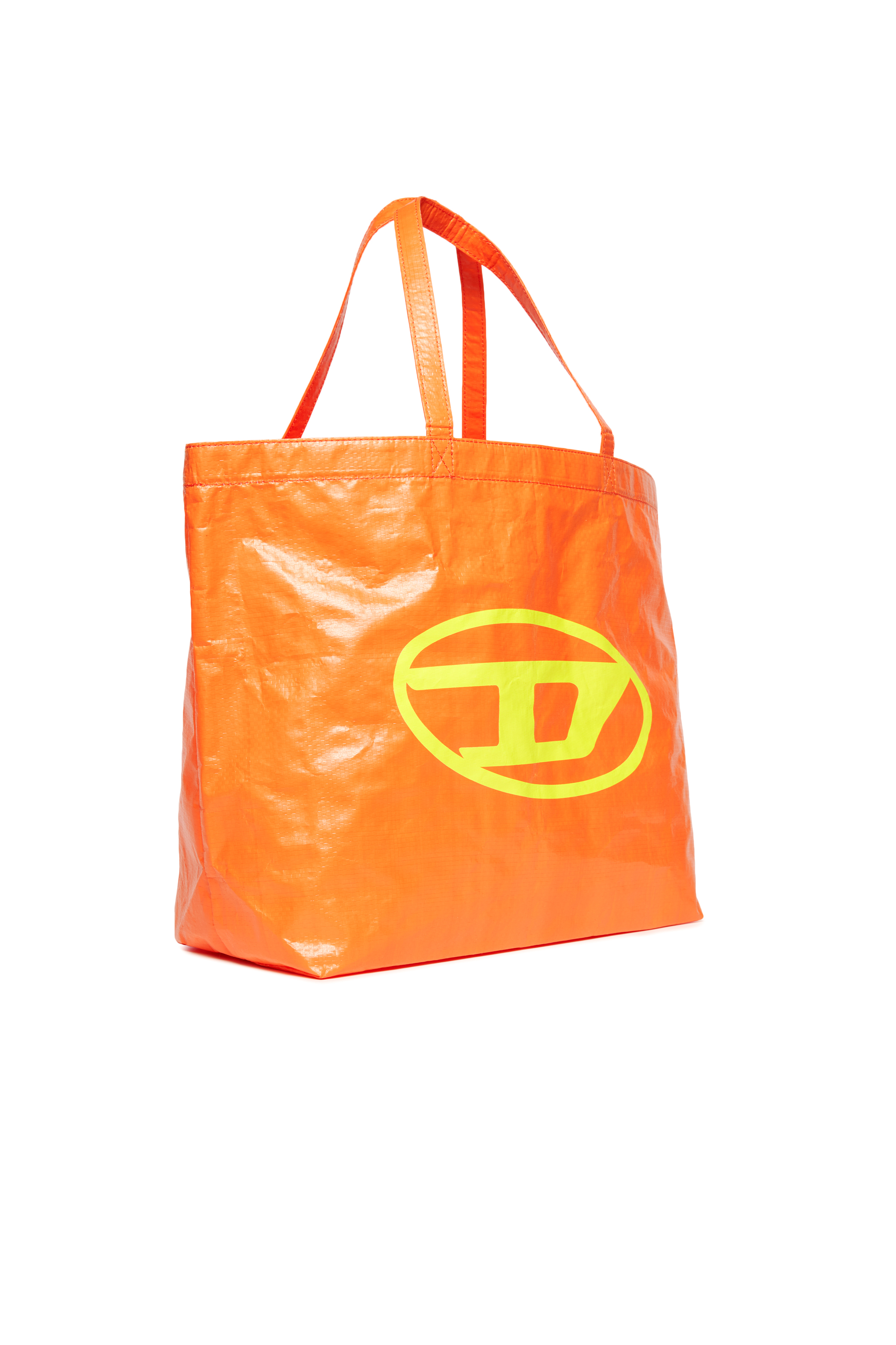 Diesel - WRITTEN, Damen Strandtasche mit Oval D-Print in Orange - 3