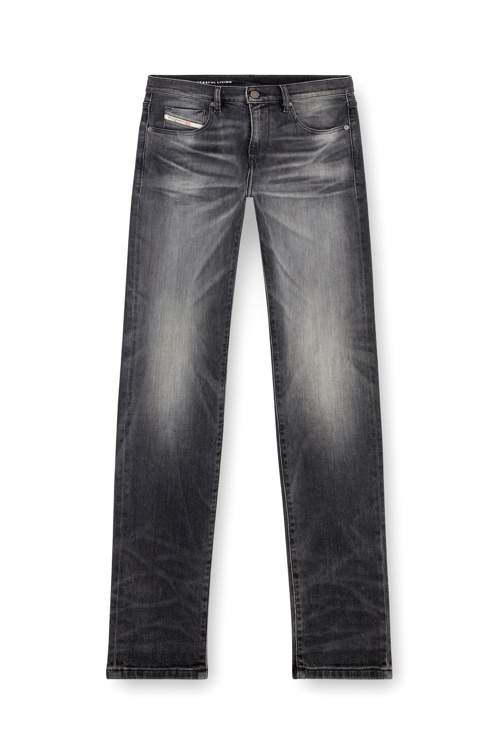 Diesel - Herren Slim Jeans 2019 D-Strukt 09J52, Schwarz/Dunkelgrau - 2