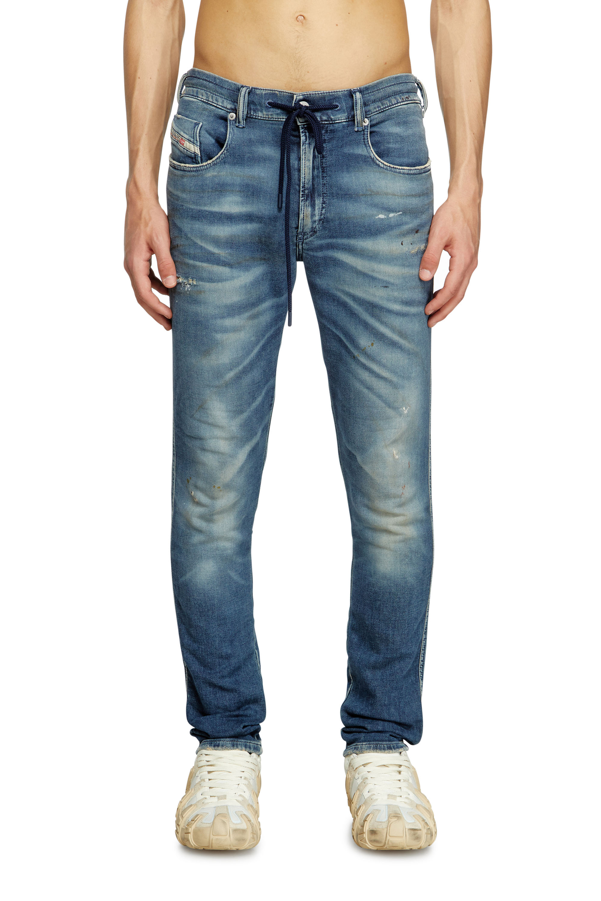 Diesel - Herren Slim 2062 D-Strukt Joggjeans® 068RY, Dunkelblau - 3