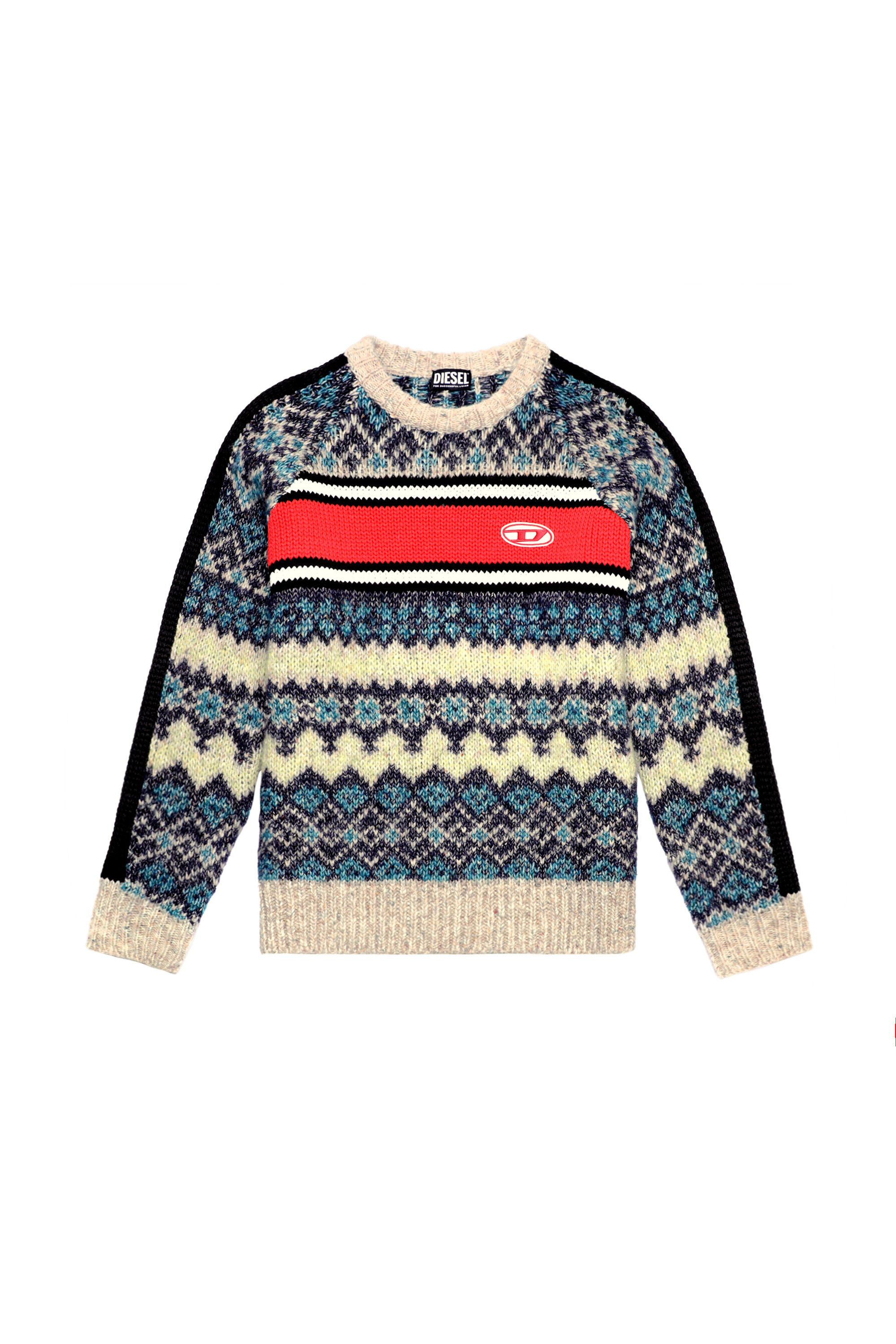 K-RENO, Blau/Grau - Strickwaren