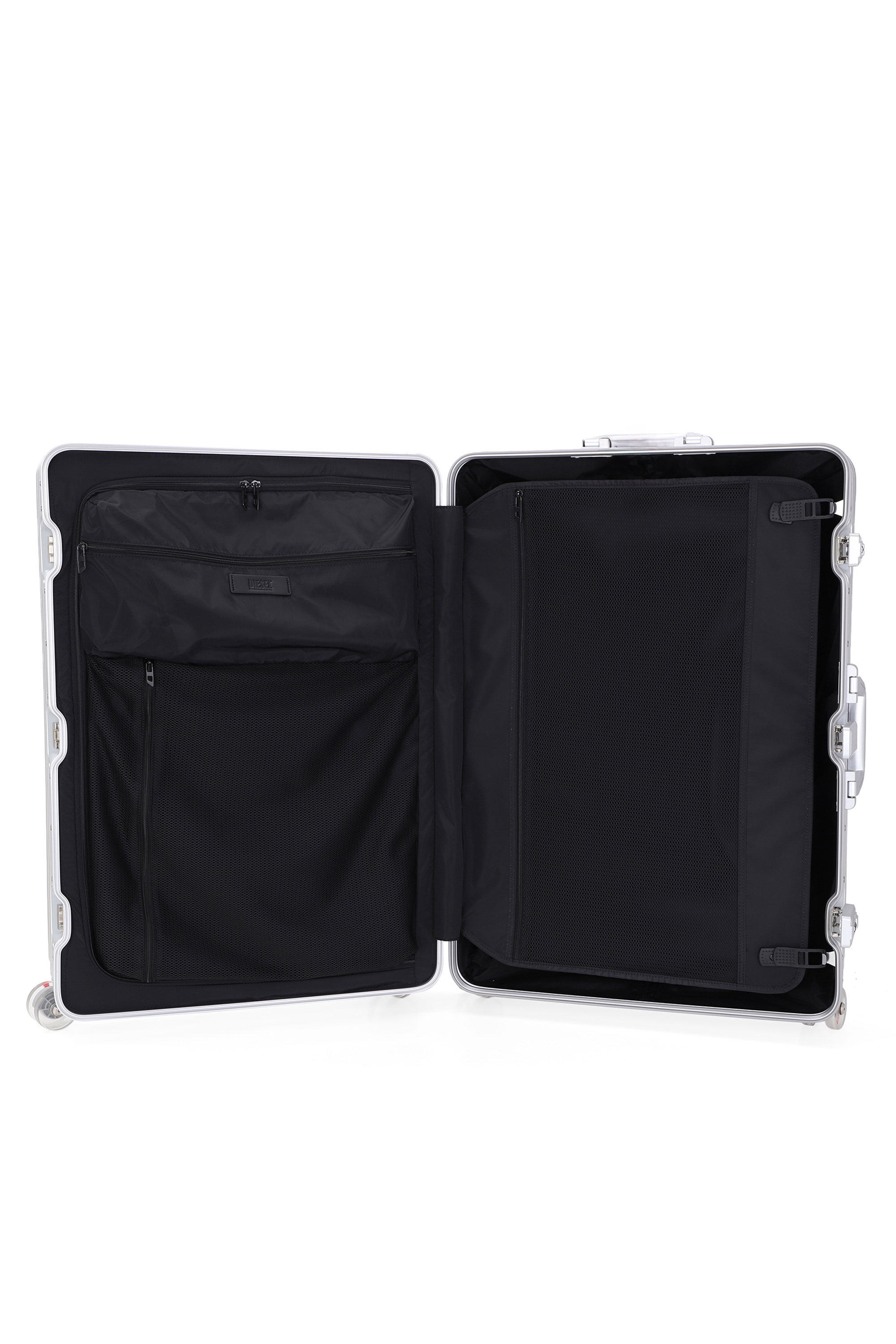 Diesel - DIESEL ALUMINUM TROLLEY- DSL002, Unisex Koffer aus Aluminium Gr&ouml;&szlig;e L in Silber - 3