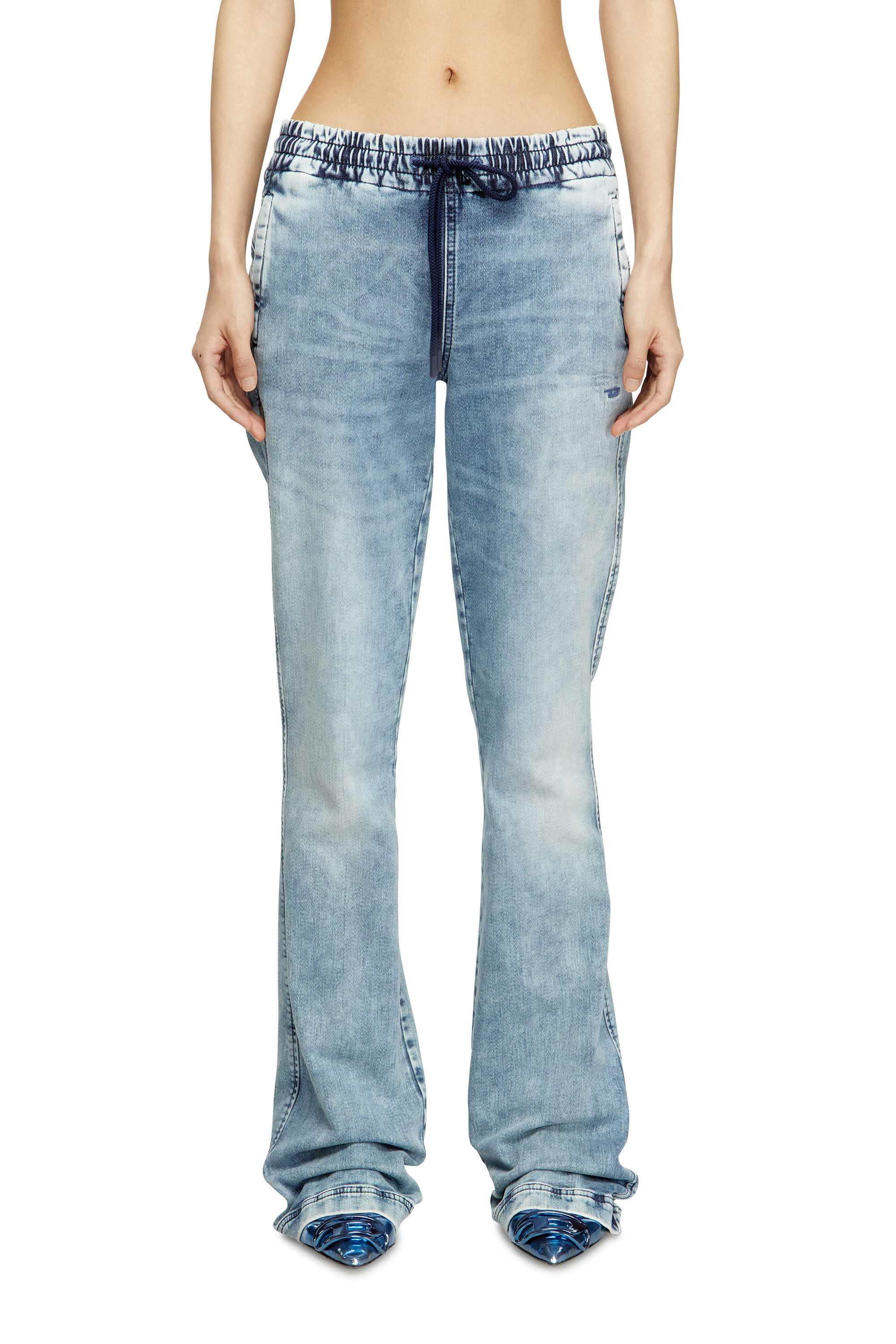 Diesel - Damen Bootcut 2069 D-Ebbey Joggjeans® 09M32, Hellblau - 1