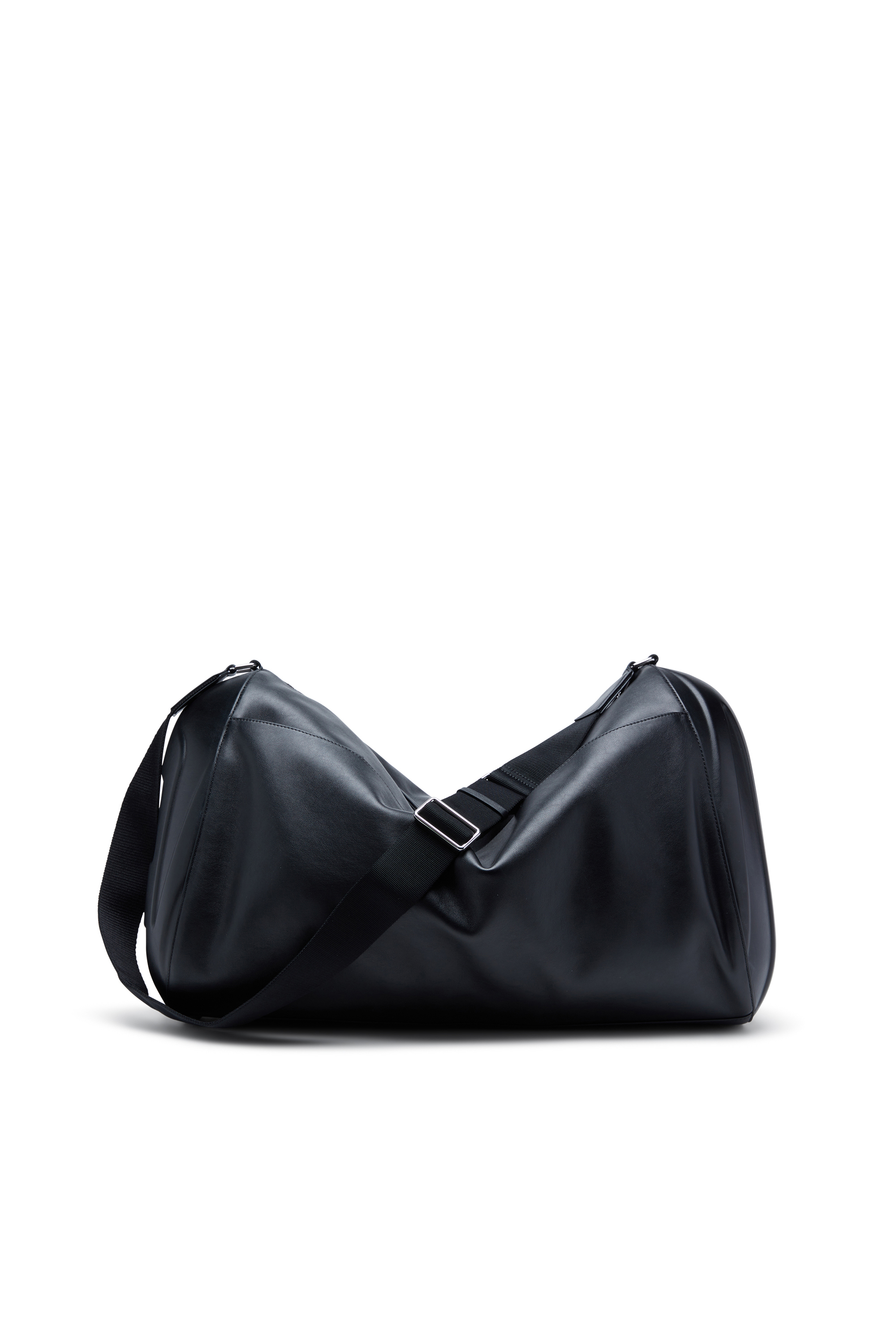 Diesel - LOAD-D DUFFLE X, Unisex Last-D-Duffle-Tasche mit Hartschalen-Logo-Seiten in Schwarz - 1