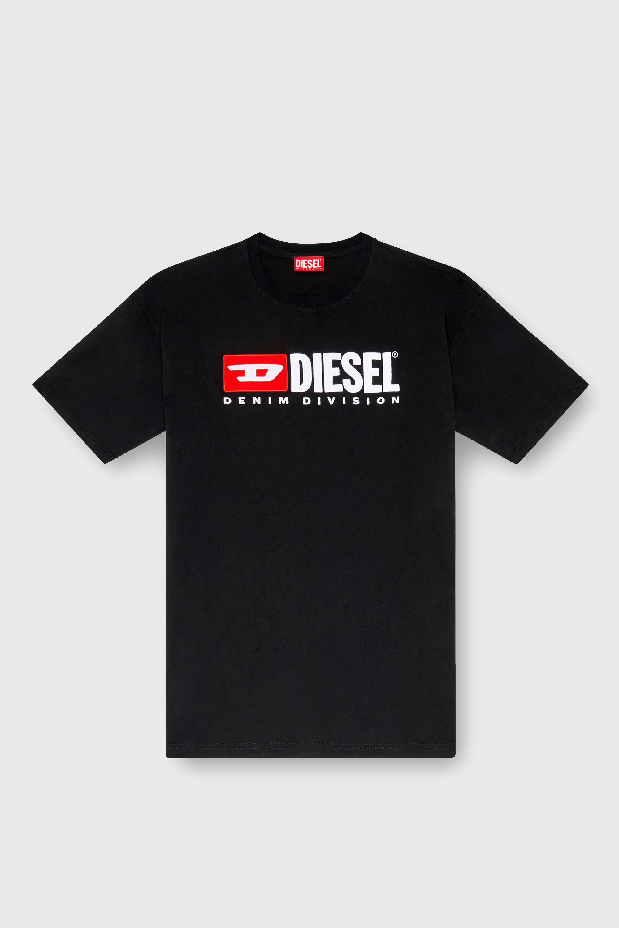 Diesel - T-BOXT-DIV, Herren T-Shirt mit Diesel-Logo-Patch in Schwarz - 2