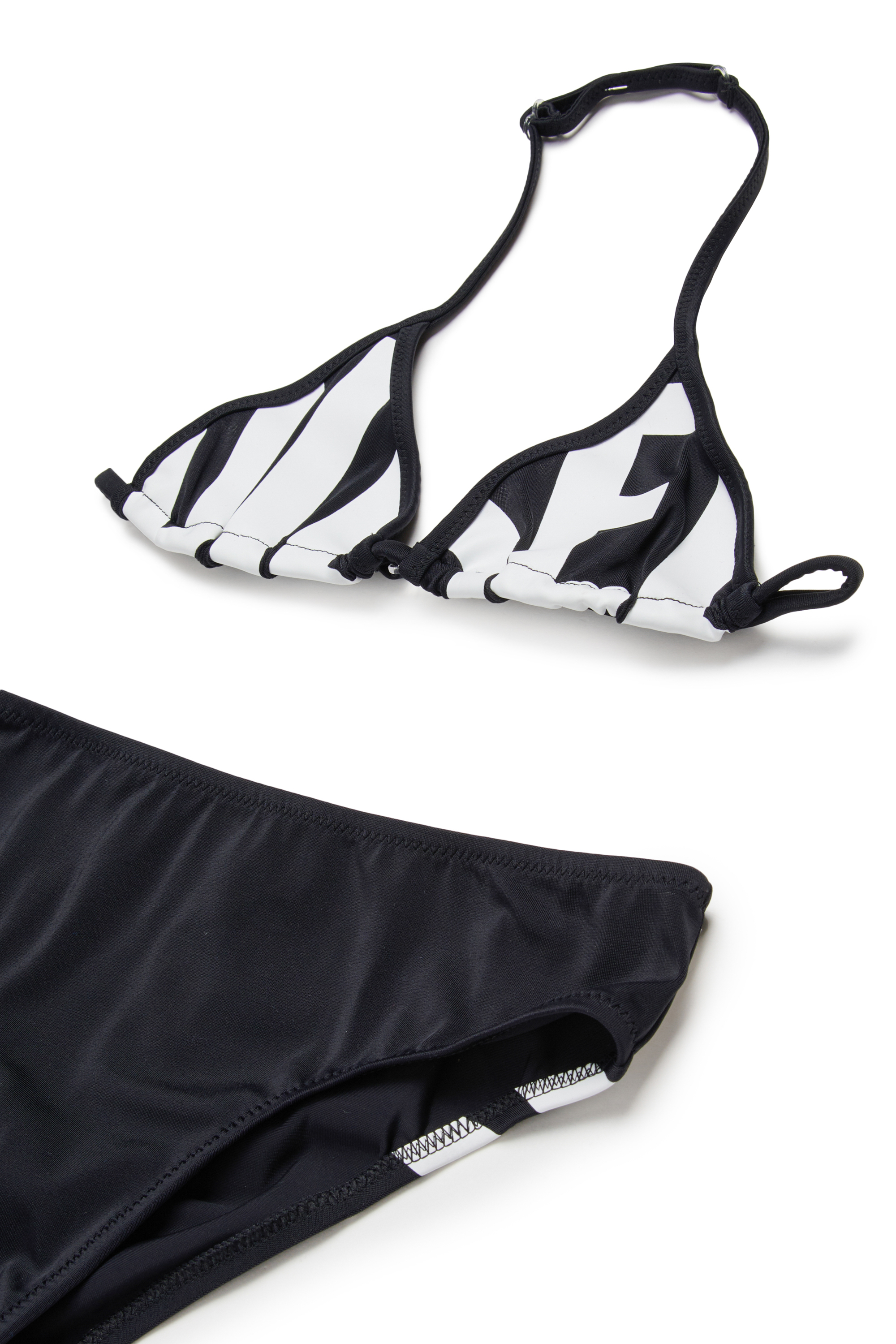 Diesel - MIDDY, Damen Bikini in Unifarbe mit Maxi-Logo in Schwarz - 3