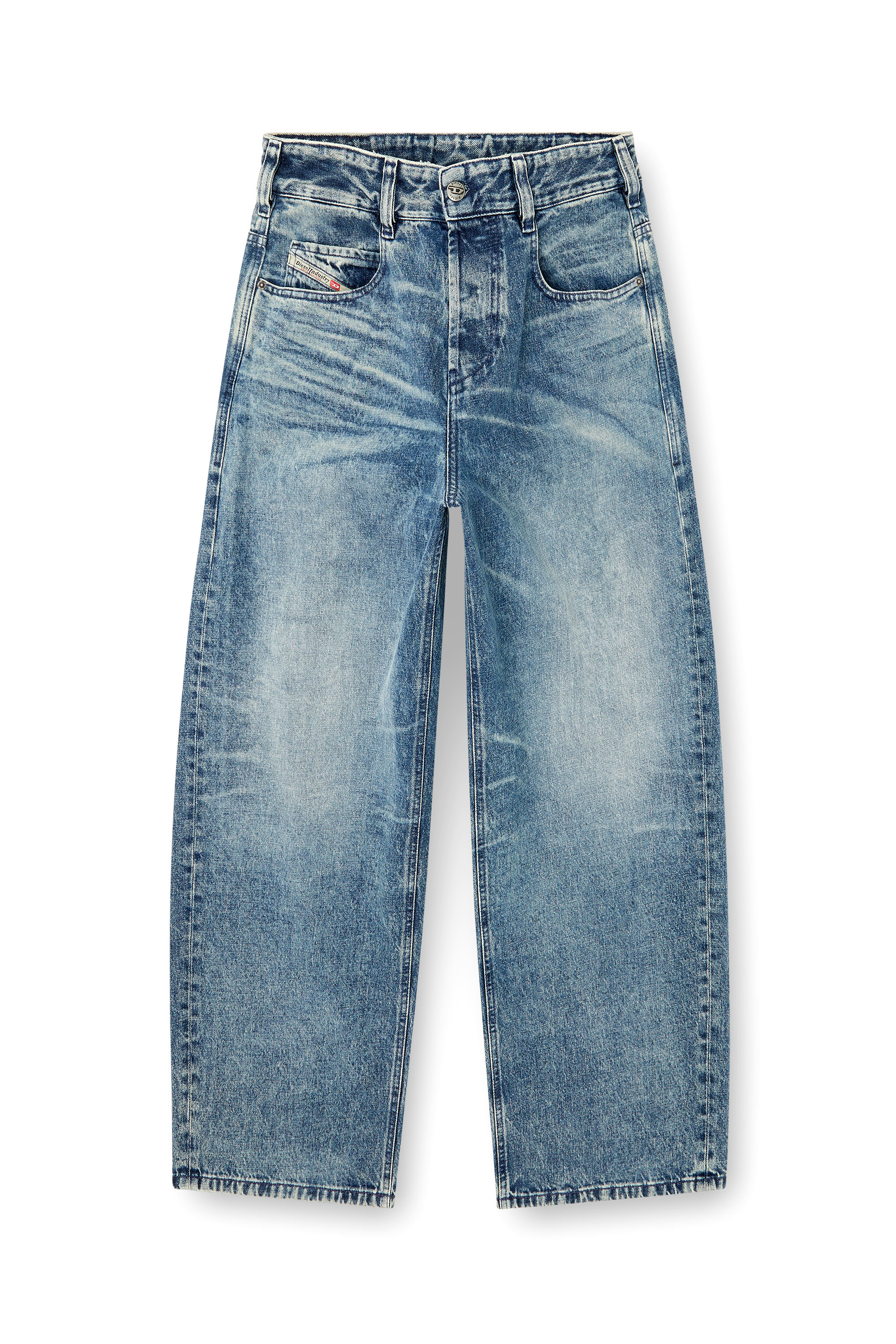 Diesel - Unisex Relaxed Jeans 1997 D-Enim 007DA, Hellblau - 3