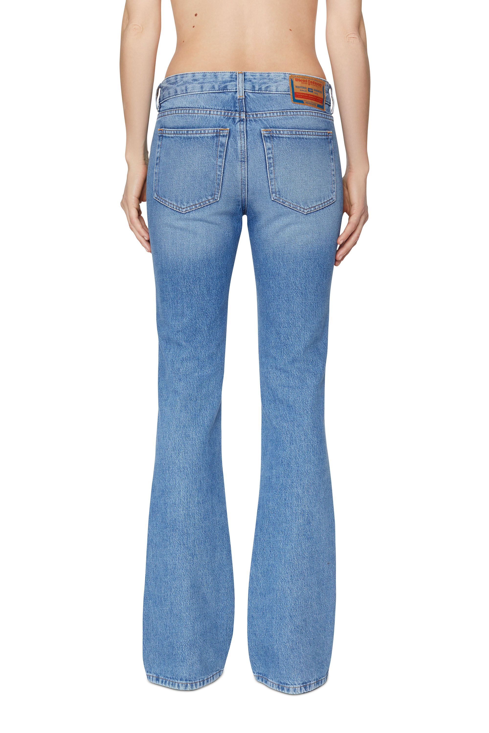 Diesel - 1969 D-Ebbey 09C16 Bootcut and Flare Jeans, Mittelblau - Image 3