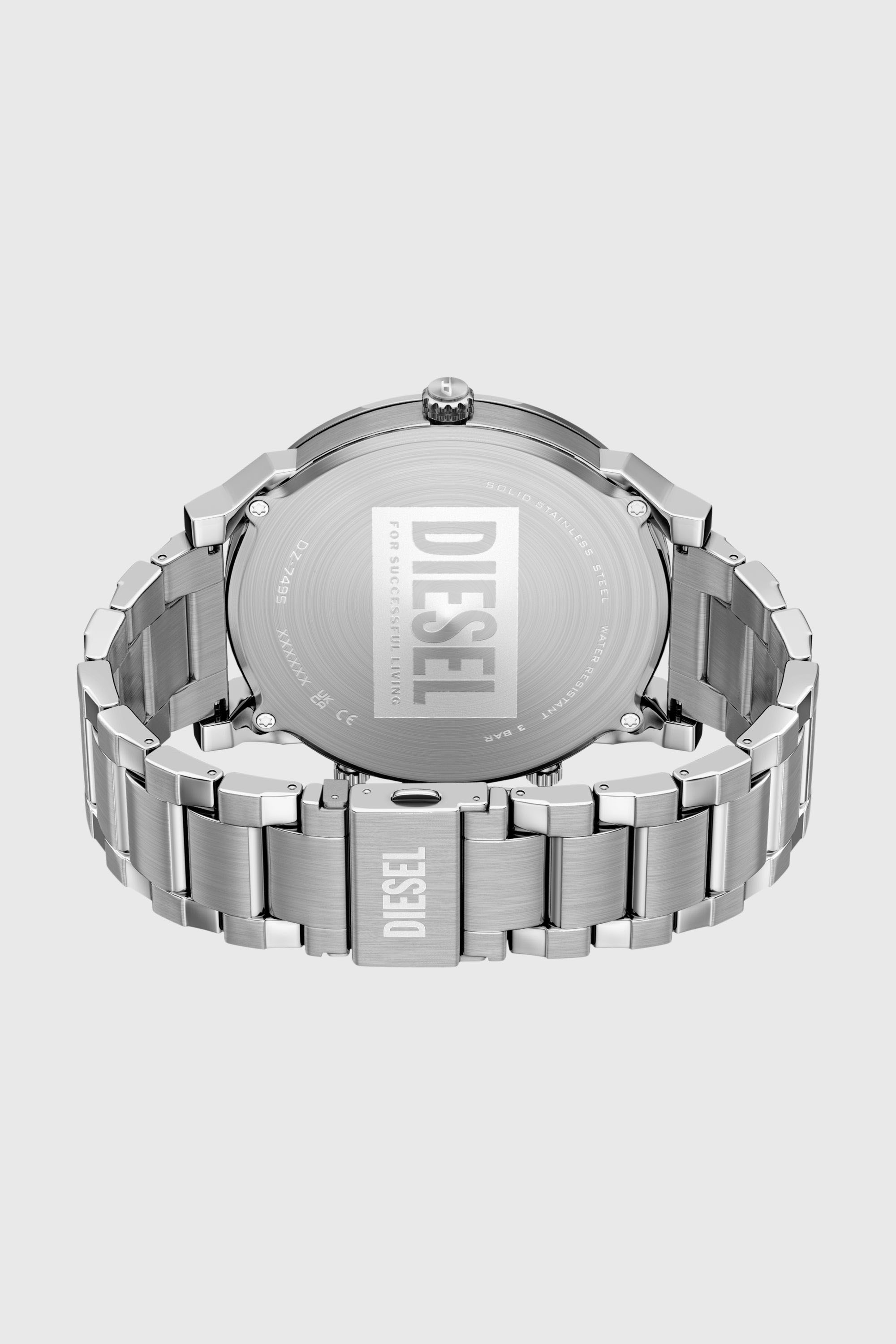 Diesel - DZ7495 WATCH, Herren Mr. Daddy Slim Edelstahluhr in Silber - 6
