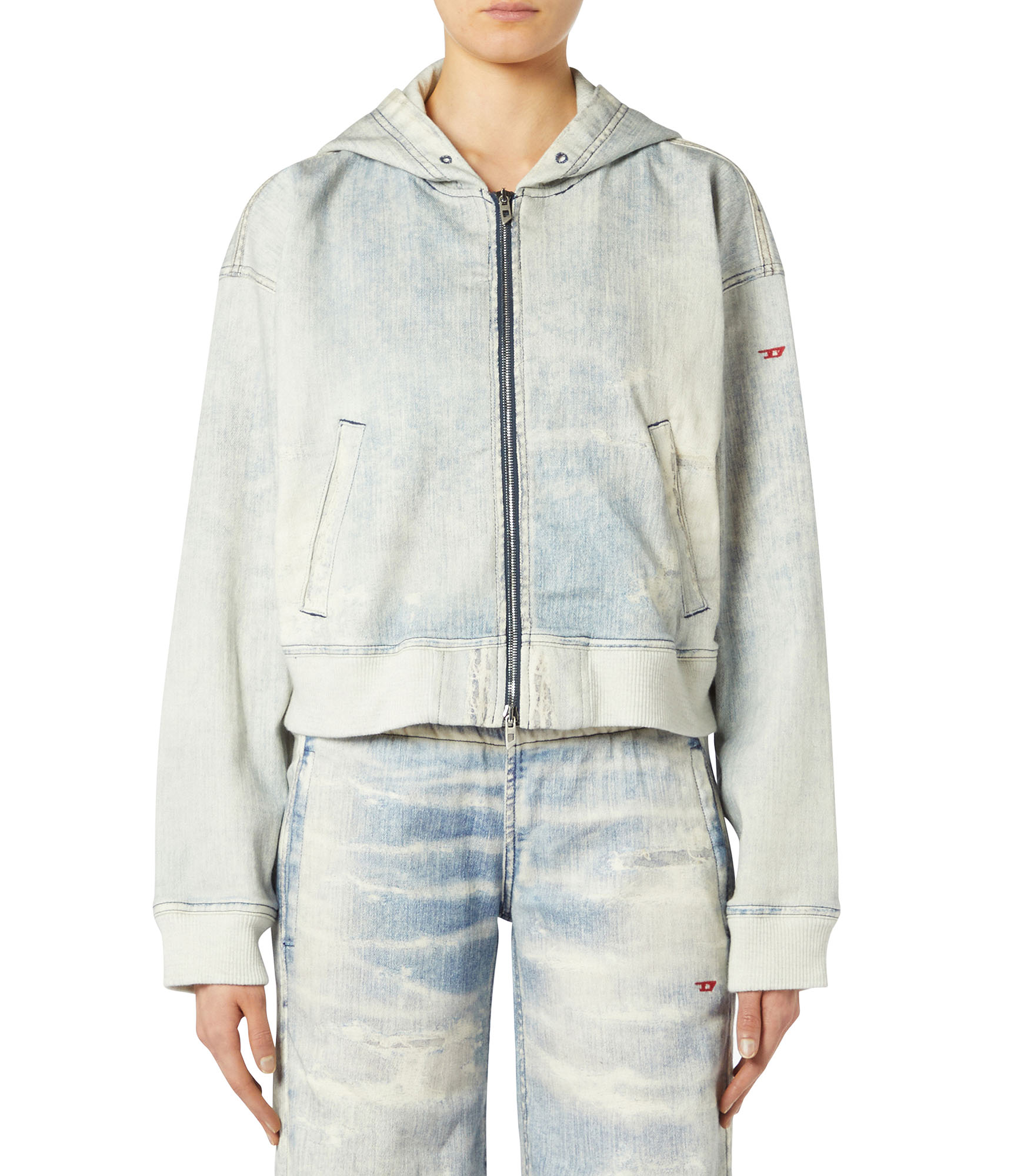 DE-GIRI-CROP JOGG, Hellblau