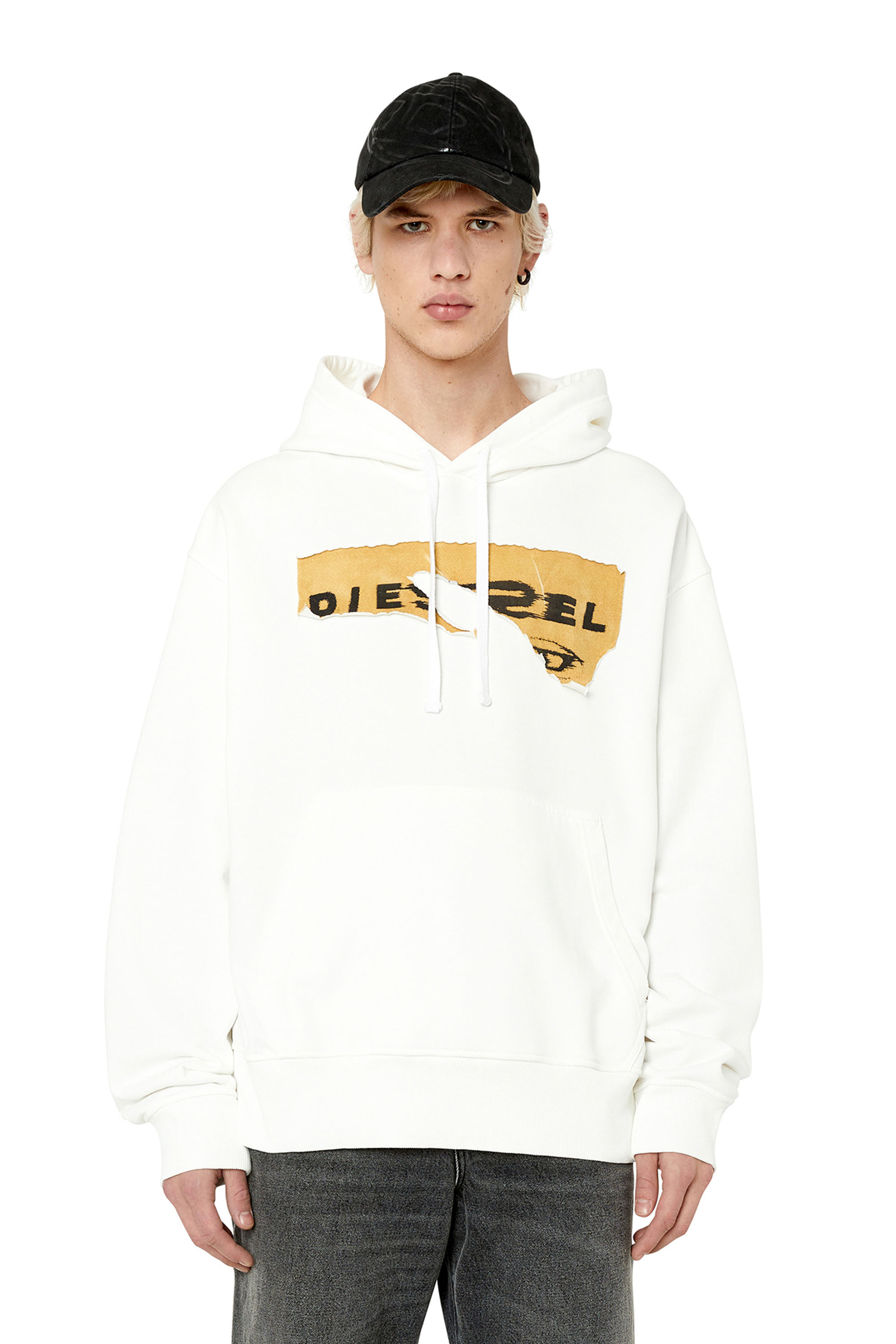 Diesel - S-MACS-HOOD-POFF, Weiß - Image 1