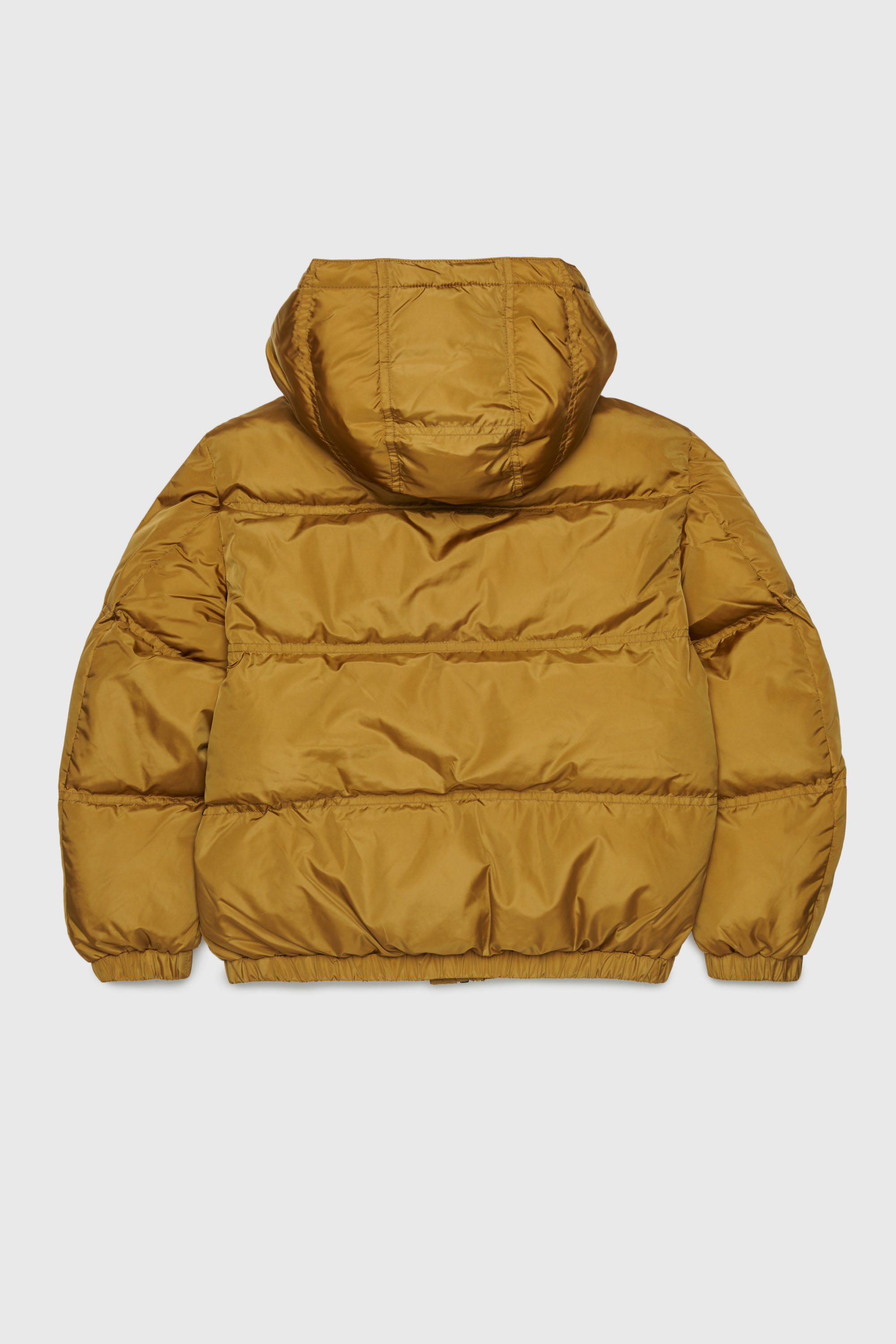 Diesel - JRIVON, Unisex's Hooded puffer jacket with oversized pockets in Brown - 2