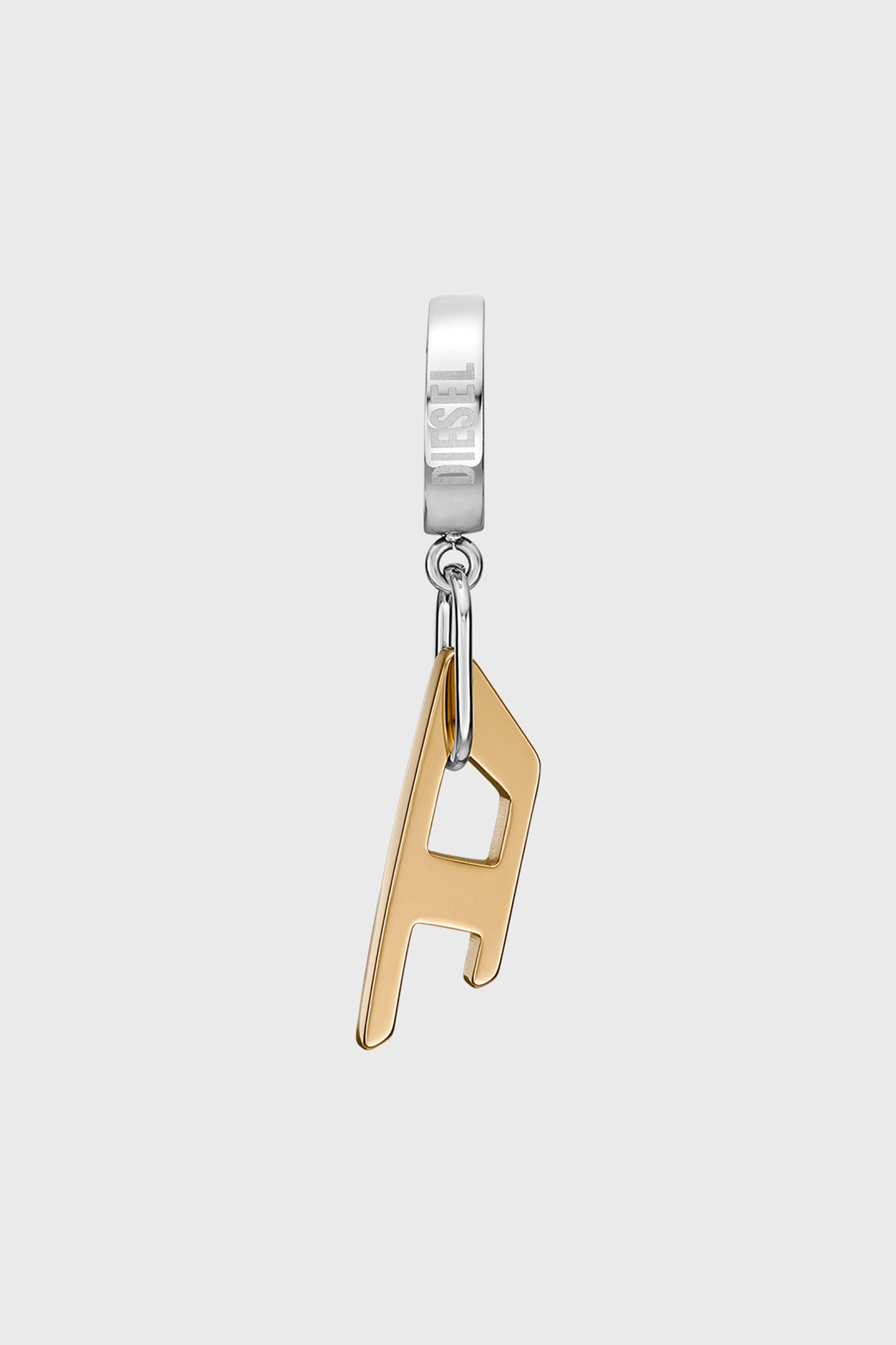 Diesel - DX1419, Unisex Zweifarbiger Edelstahl-Ohrring in Gold - 2