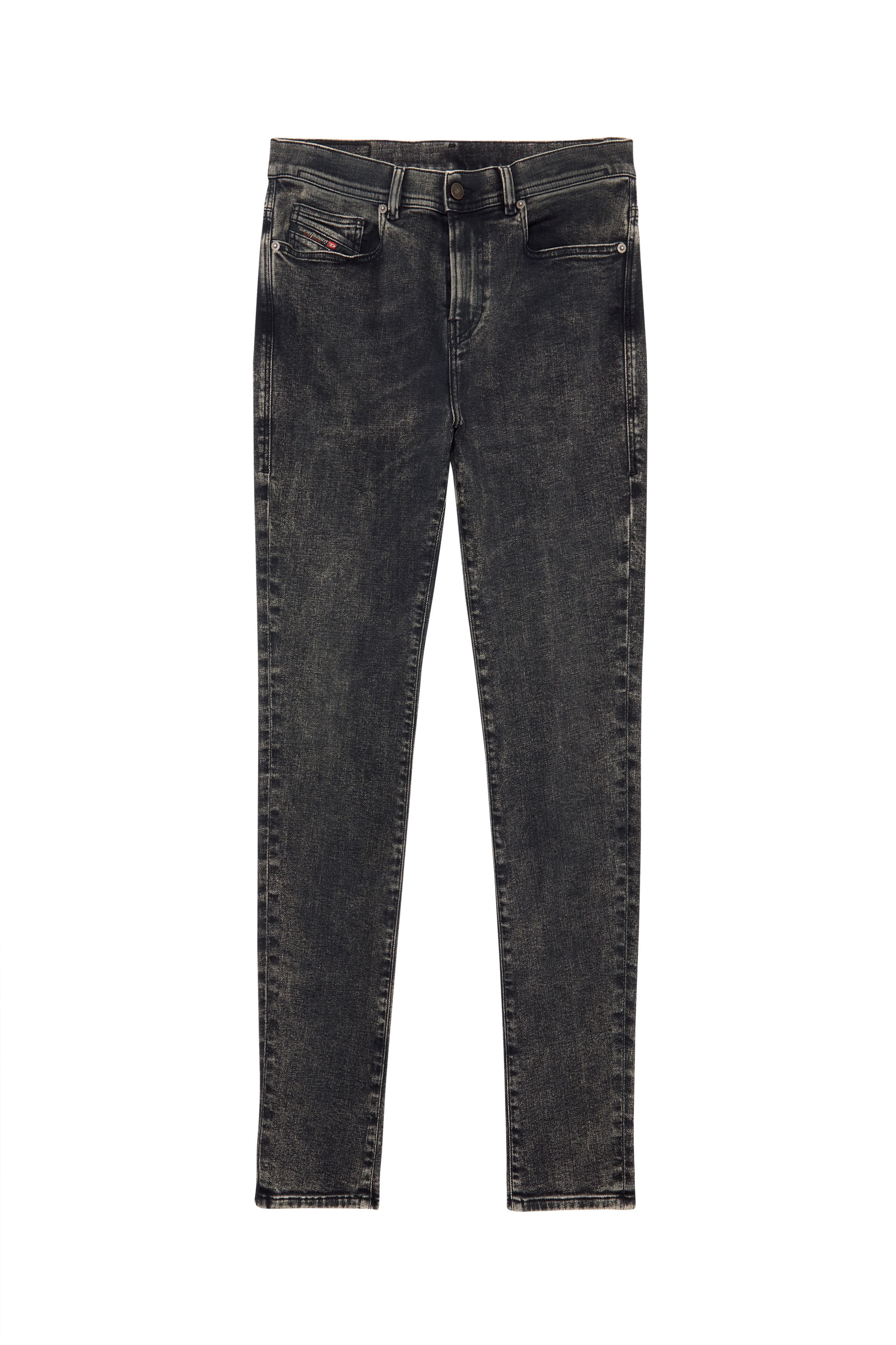 1983 09C22 Skinny Jeans, Schwarz/Dunkelgrau - Jeans