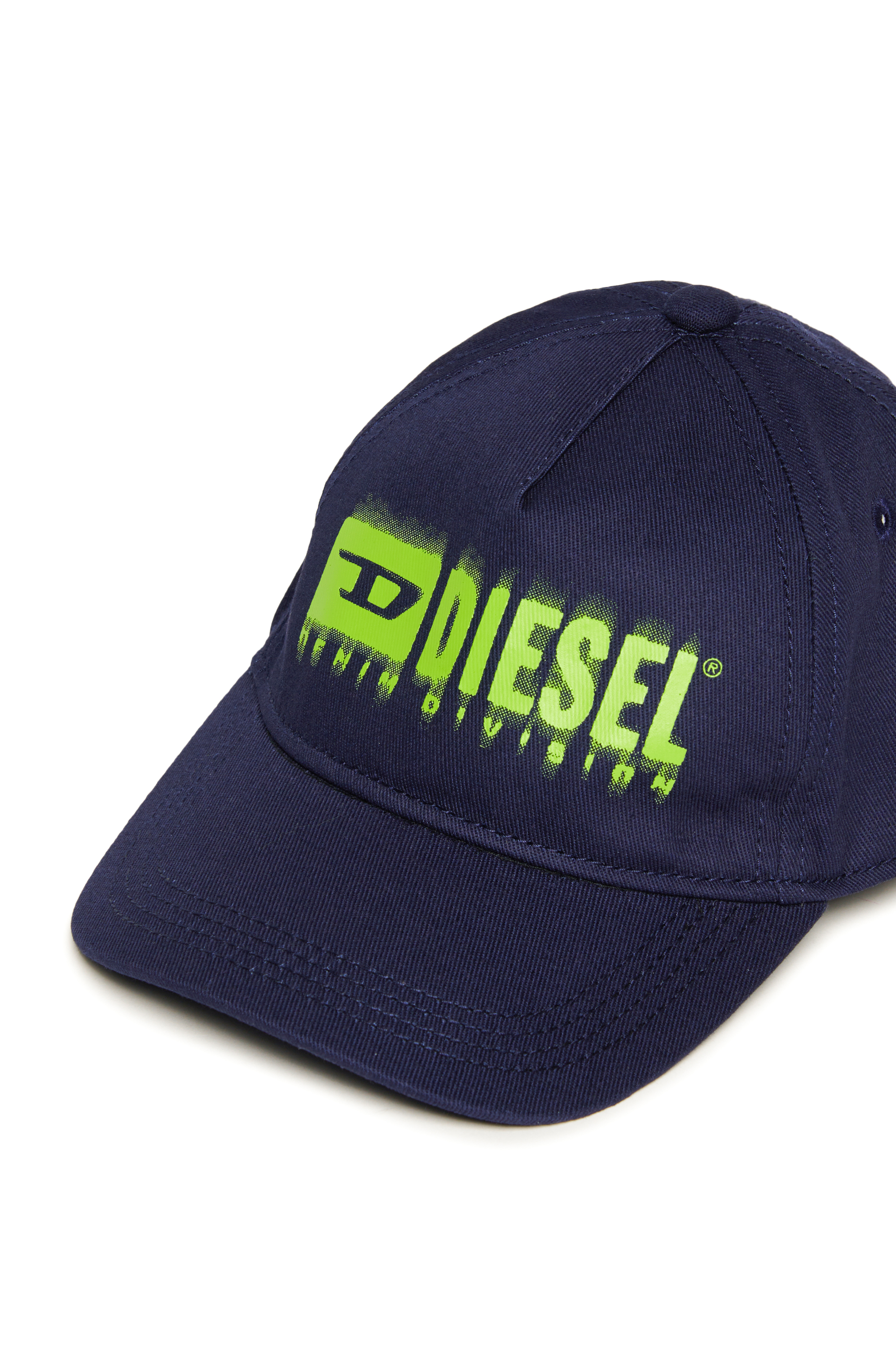 Diesel - FPRITTILB, Unisex Basecap aus Denim mit Dégradé-Logo in Dunkelblau - 3