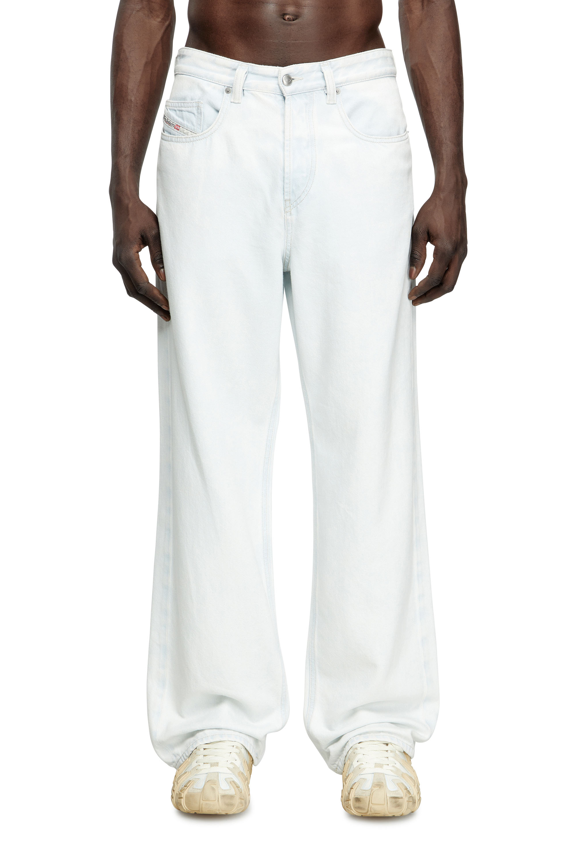 Diesel - Herren Relaxed Jeans 2001 D-Macro 09M08, Hellblau - 1