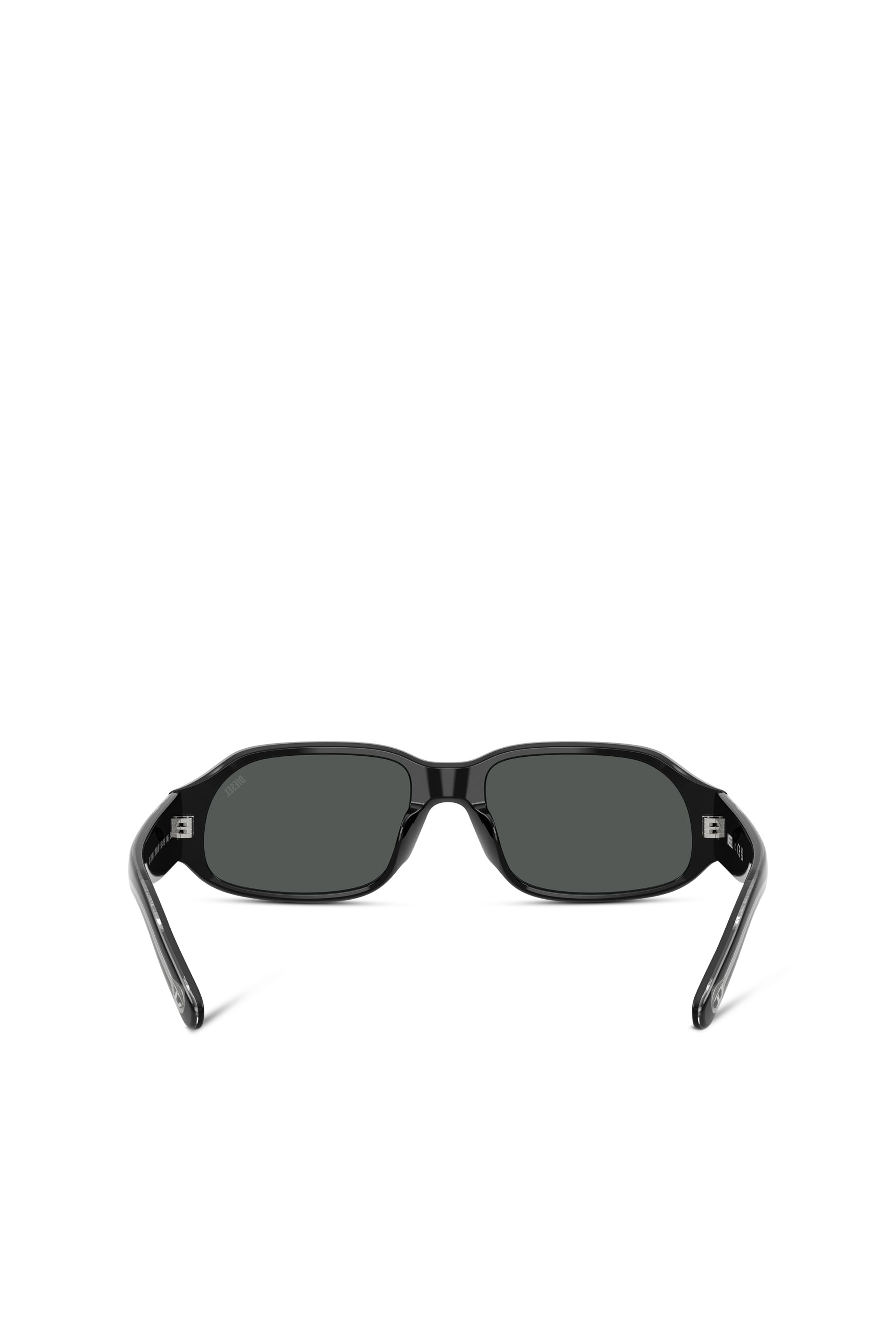 Diesel - 0DL2009U, Unisex Rechteckige Sonnenbrille in Schwarz - 4