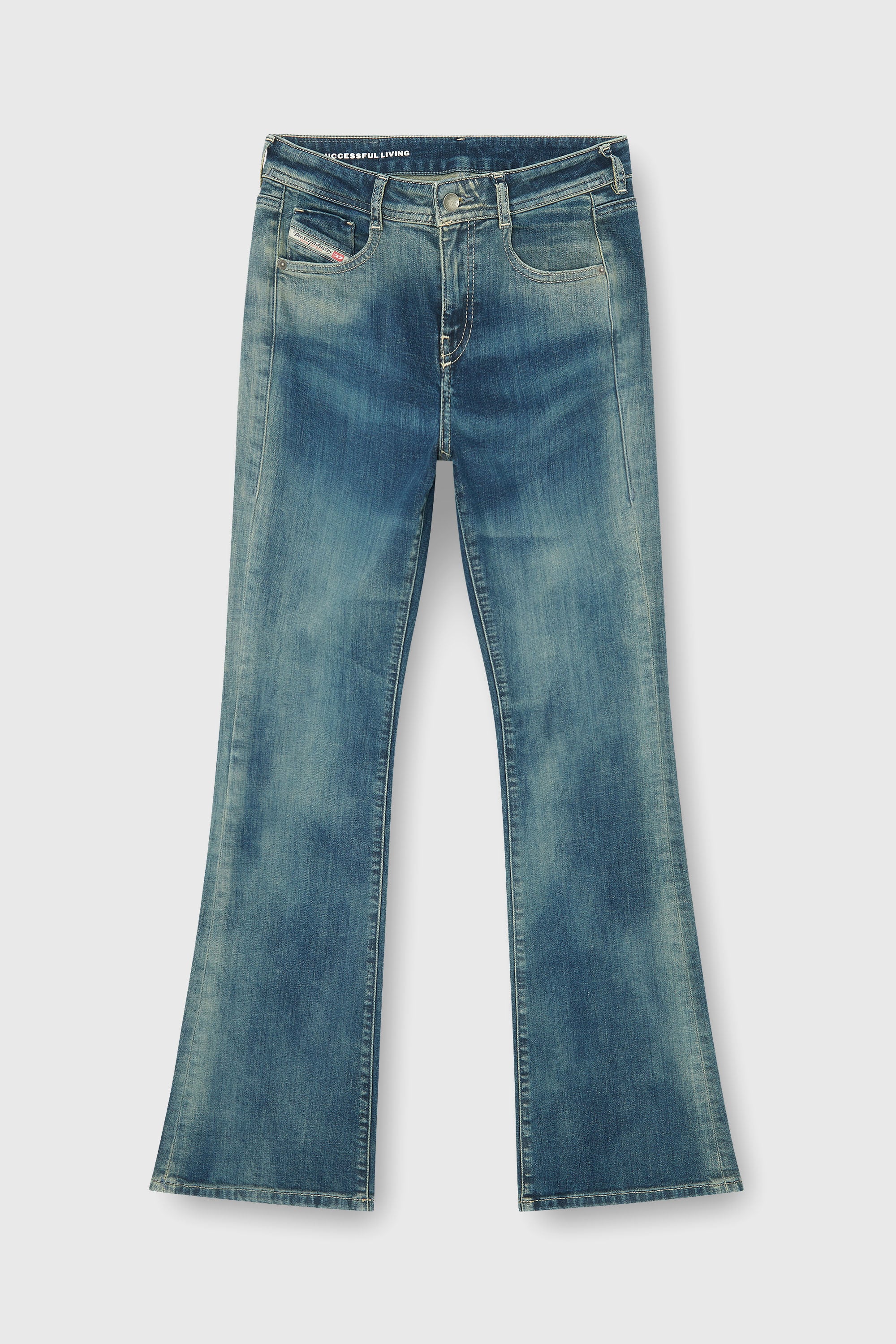 Diesel - Damen Bootcut Jeans 1969 D-Ebbey 09P41, Mittelblau - 2