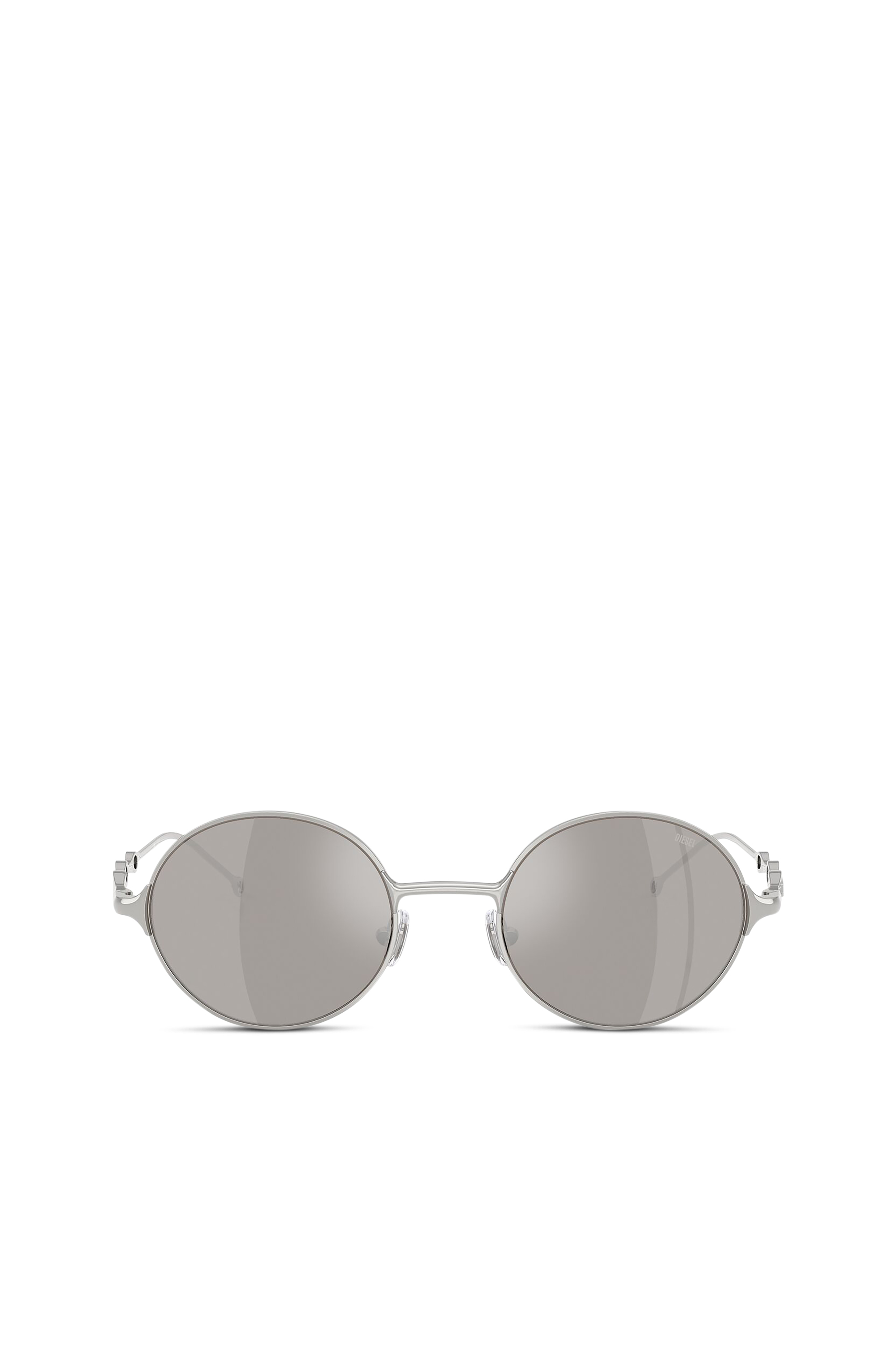 Diesel - 0DL1008, Unisex Quadratische Sonnenbrillen in Silber - 1