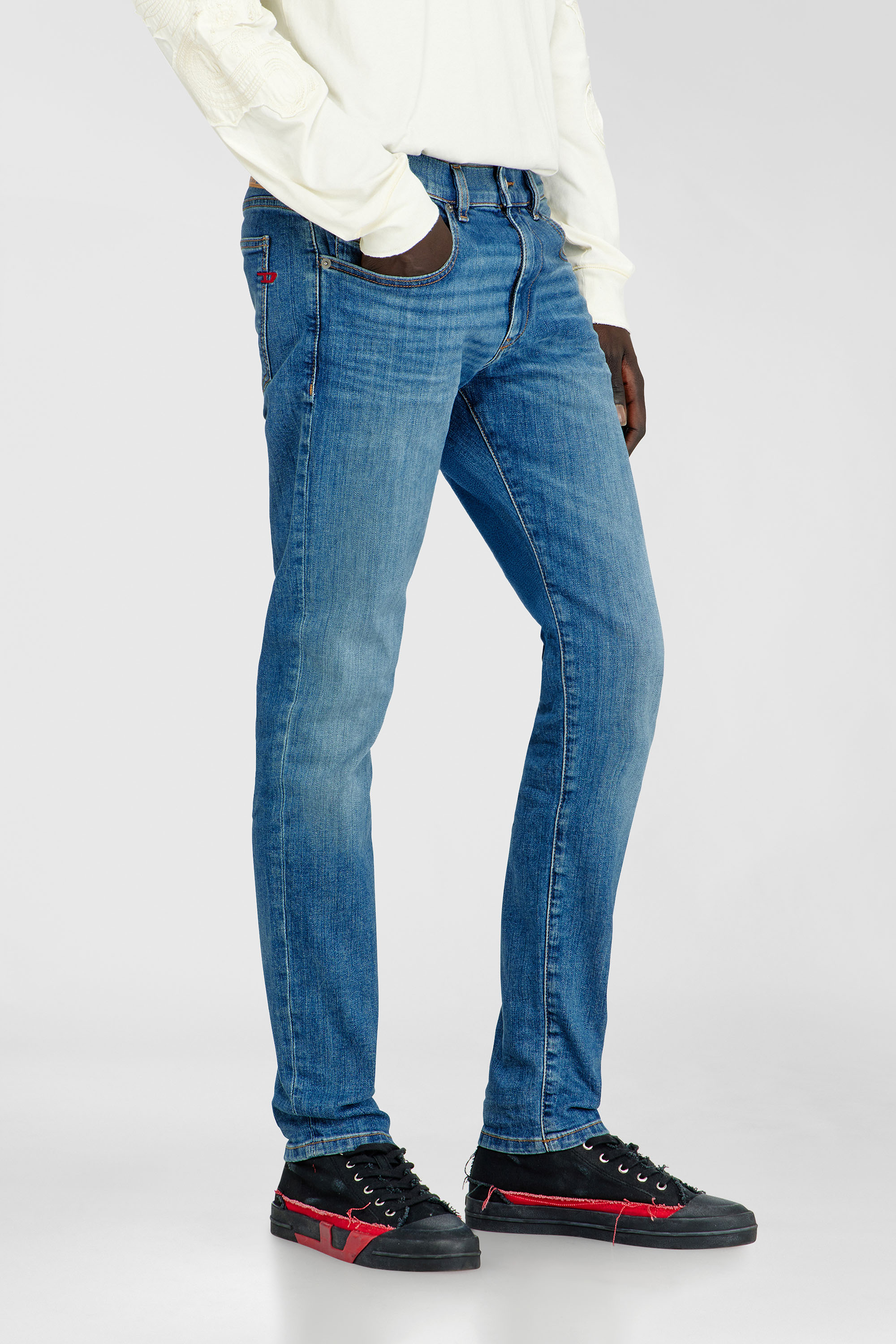 Diesel - Herren Slim Jeans 2019 D-Strukt 0KIAL, Hellblau - 7