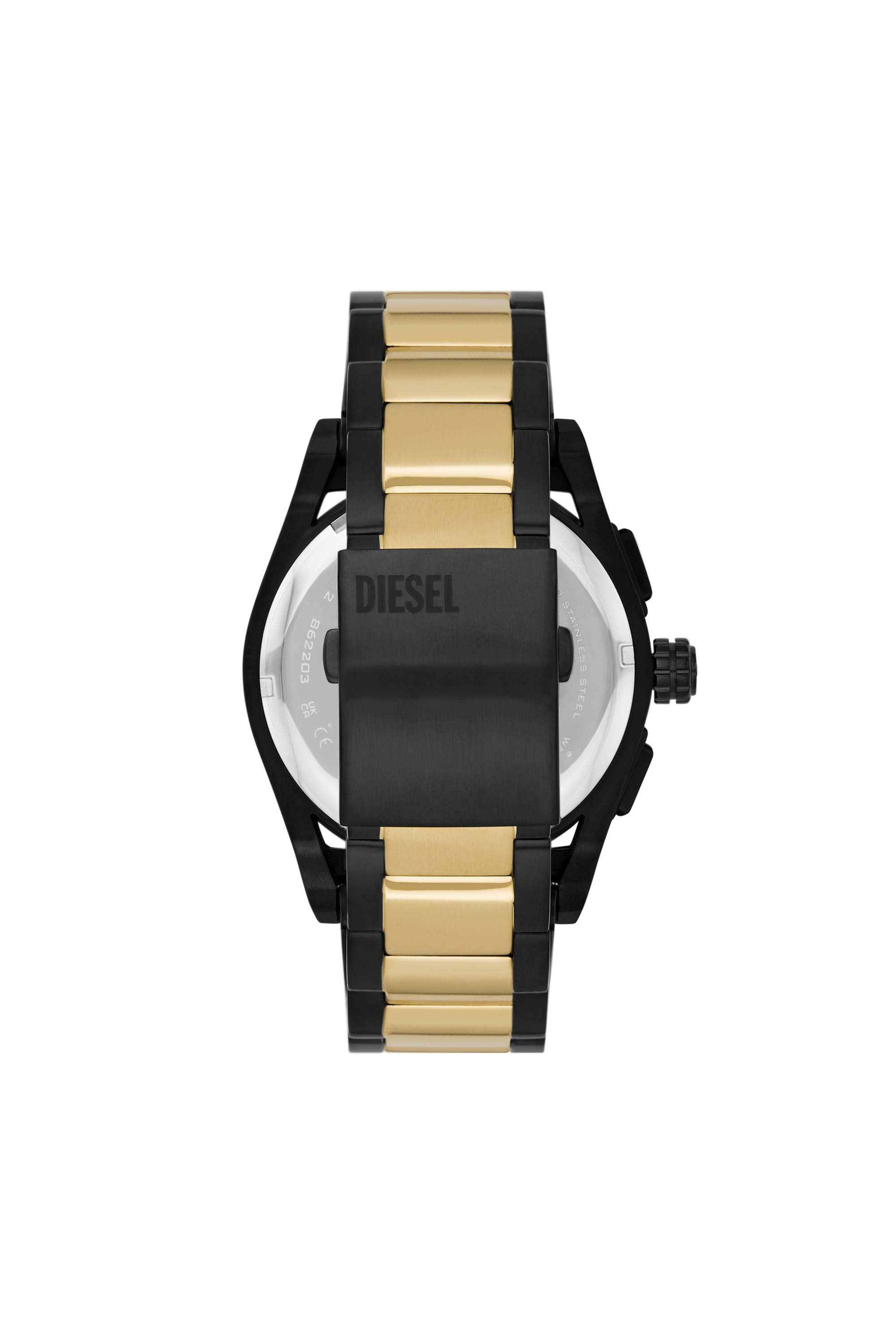 Diesel - DZ4612, Herren Timeframe Chronograph aus Edelstahl in Schwarz/Gold - 2