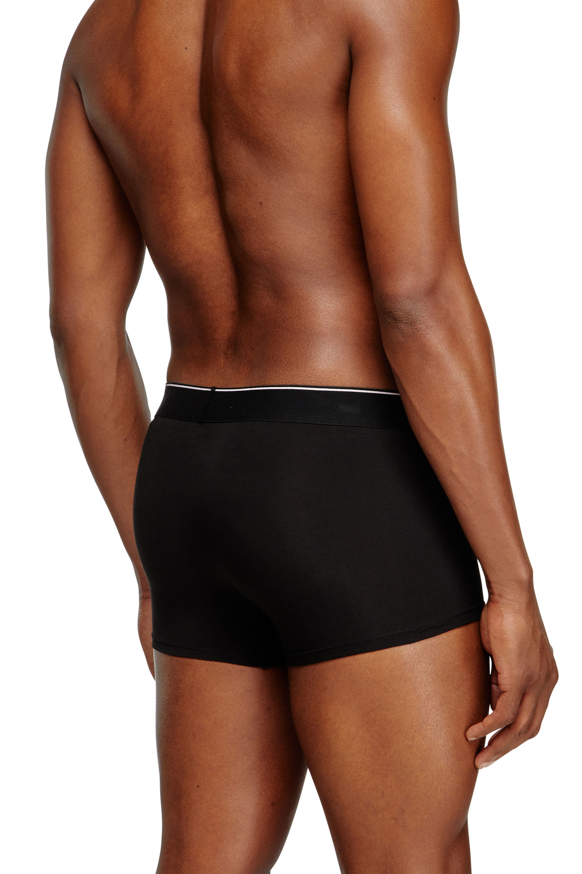 Diesel - UMBX-DAMIENTHREEPACK, Herren Einfarbige Retropants im Dreierpack in Schwarz/Rosa - 3