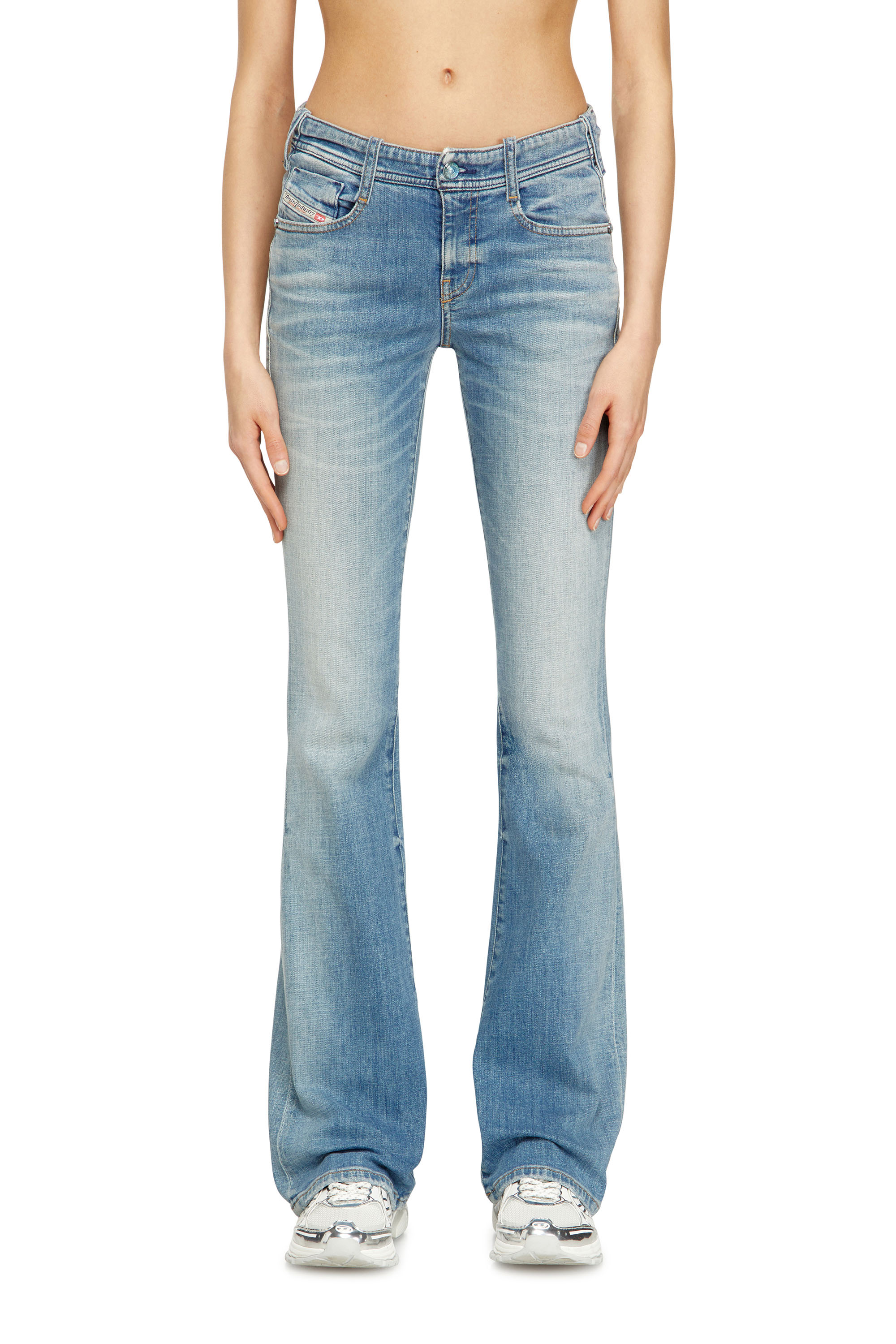 Diesel - Woman's Bootcut Jeans 1969 D-Ebbey 09N95, Light Blue - 3