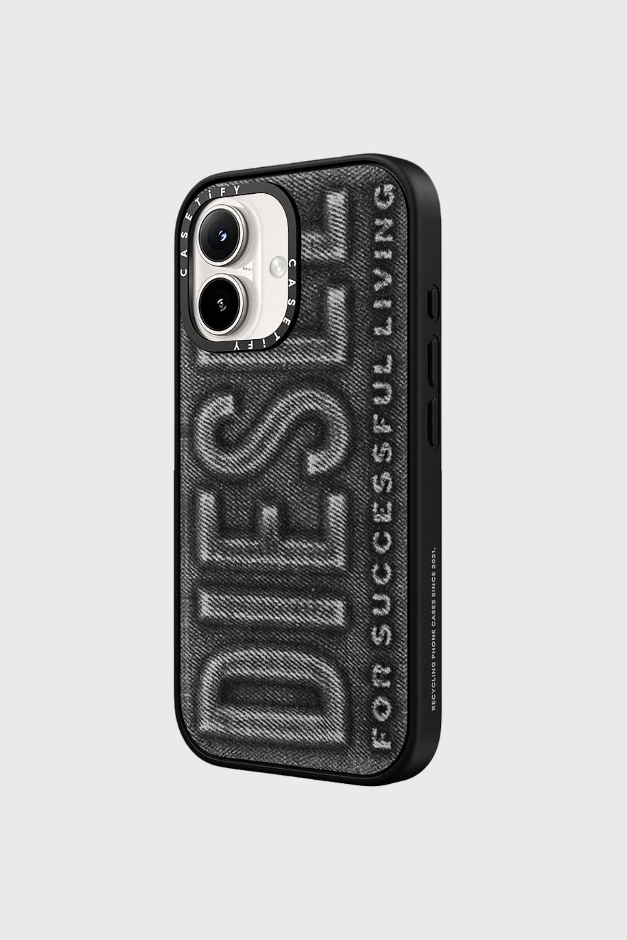 Diesel - 60562 MOULDED CASE, Unisex H&uuml;lle Biscotto impact f&uuml;r iPhone 16 in Schwarz - 2