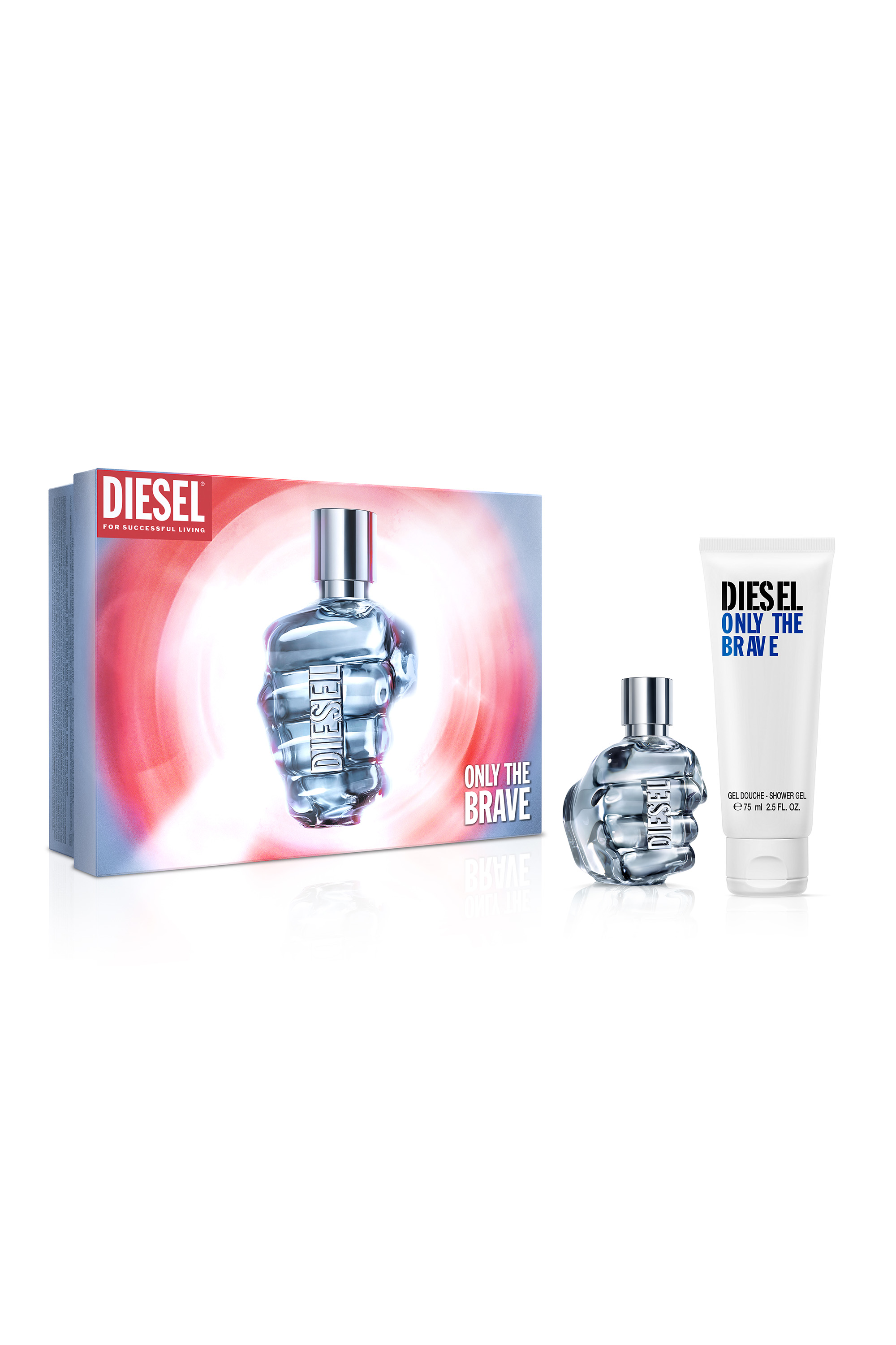 Diesel - DSL OTB EDT SETS V50 + SG75 S26 LG271800, Herren Only The Brave Giftset, Eau De Toilette in Blau - 1