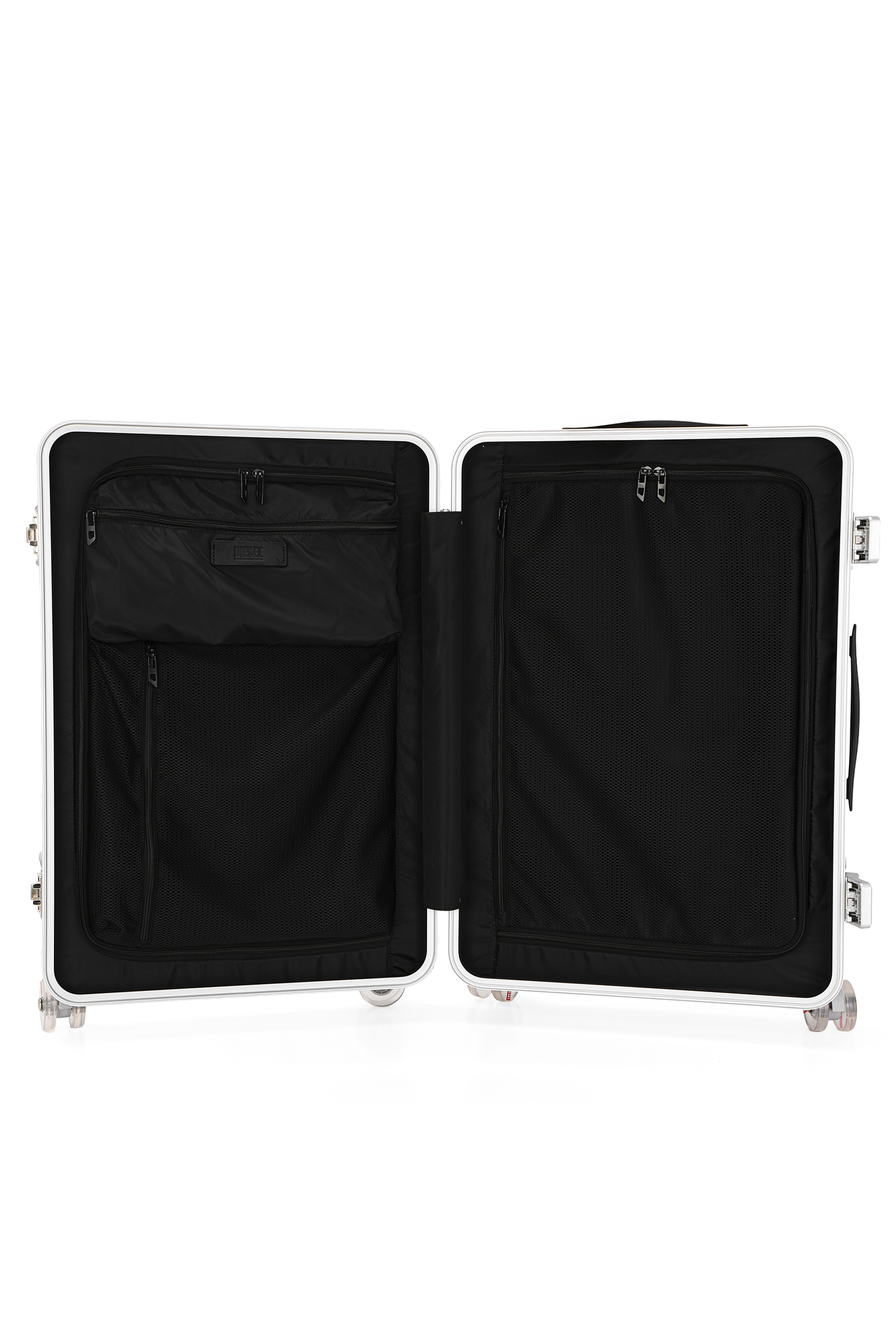 Diesel - DIESEL PC STRONG IMAGE TROLLEY- DSL003, Unisex Robuster Koffer Gr&ouml;&szlig;e M in Silber - 3