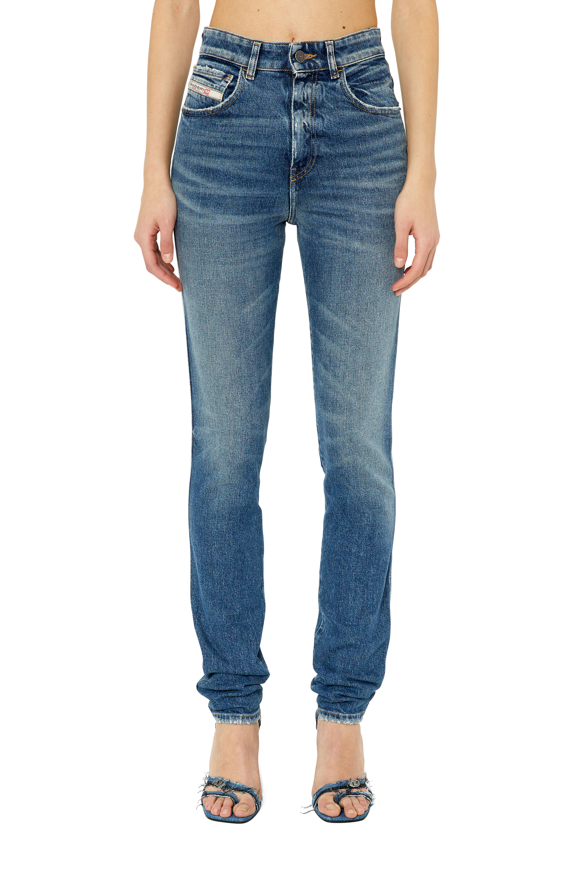 Diesel - 1994 007L1 Straight Jeans, Mittelblau - Image 1