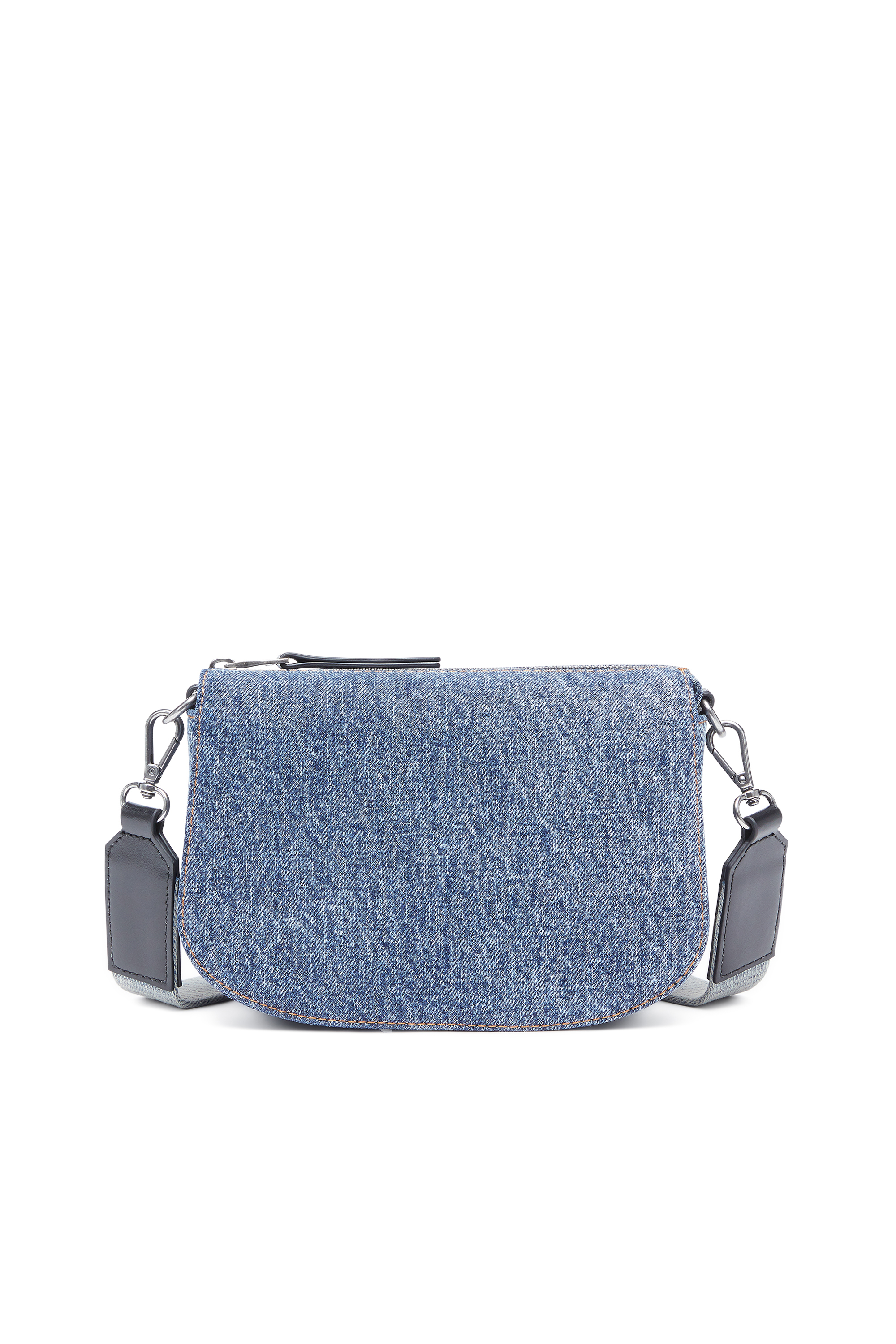 Diesel - 1DR CAMERA BAG, Unisex 1DR Camera Bag-Camera Bag aus solarisiertem Denim in Blau - 2