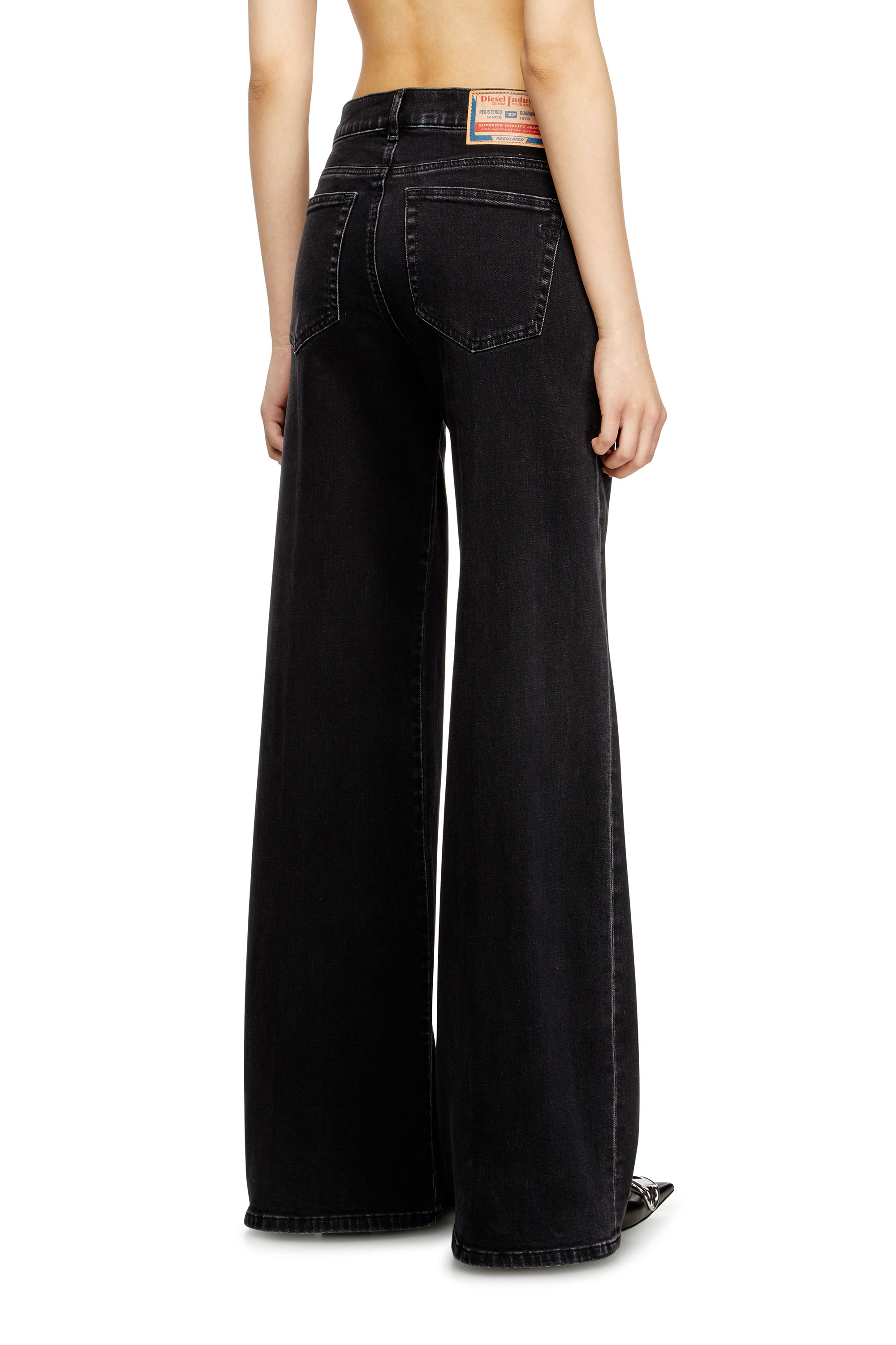 Diesel - Damen Flare Jeans 1978 D-Akemi 09M69, Schwarz/Dunkelgrau - 4
