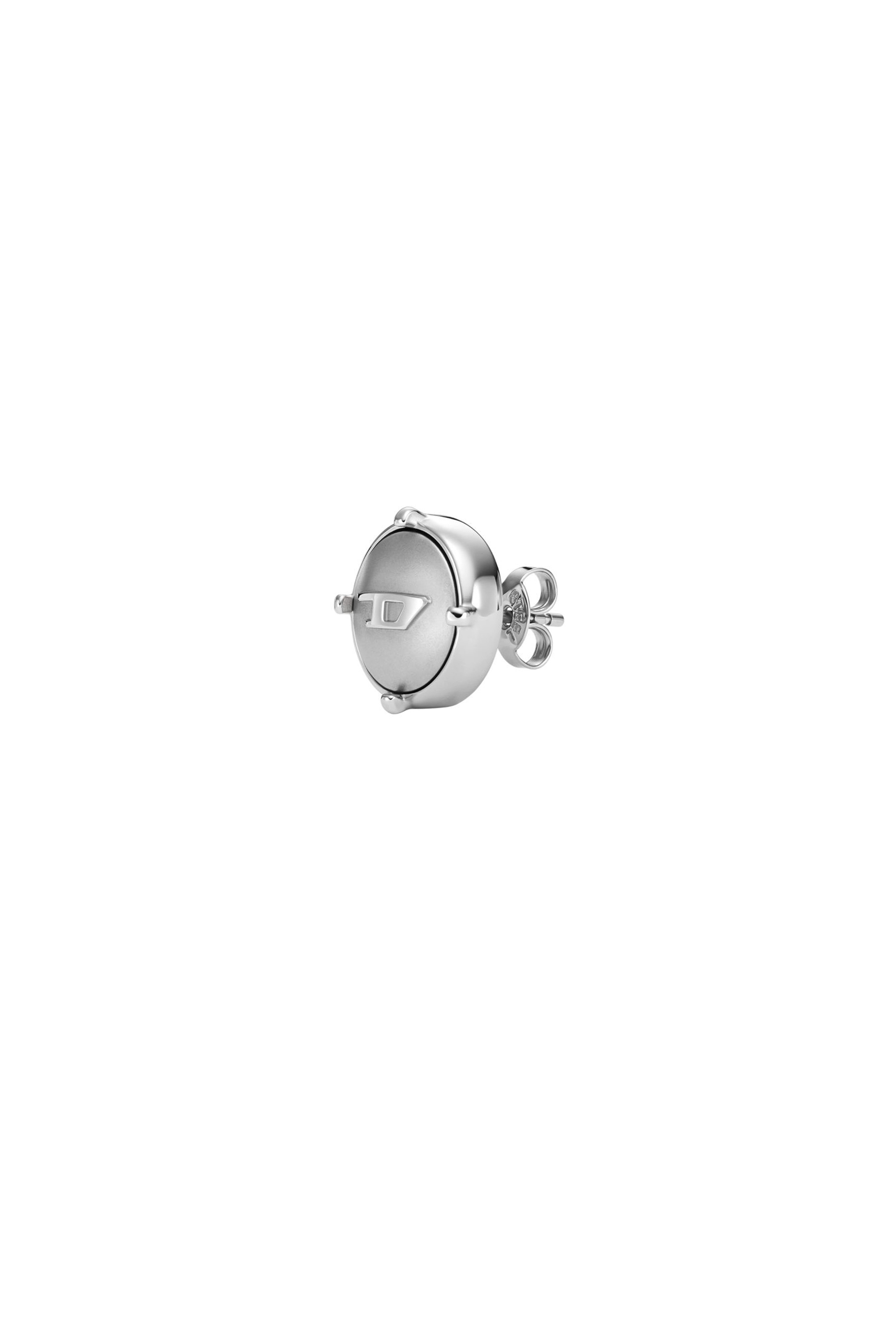 Diesel - DX1495, Unisex Stainless steel stud earring in Silver - Image 1