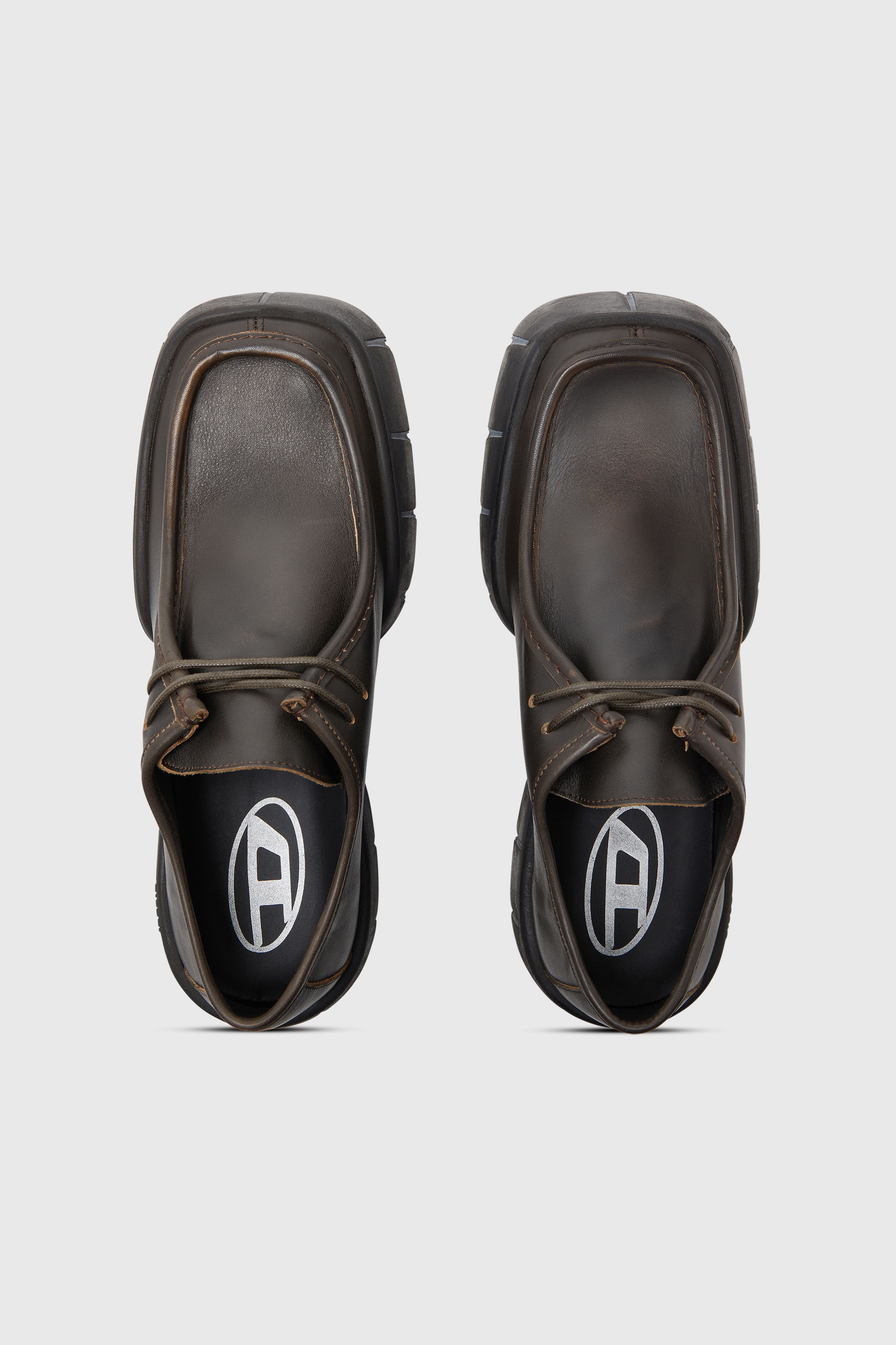 Diesel - D-TEX WB, Herren D-Tex-Mokassin-Schuhe aus geb&uuml;rstetem Leder in Braun - 5