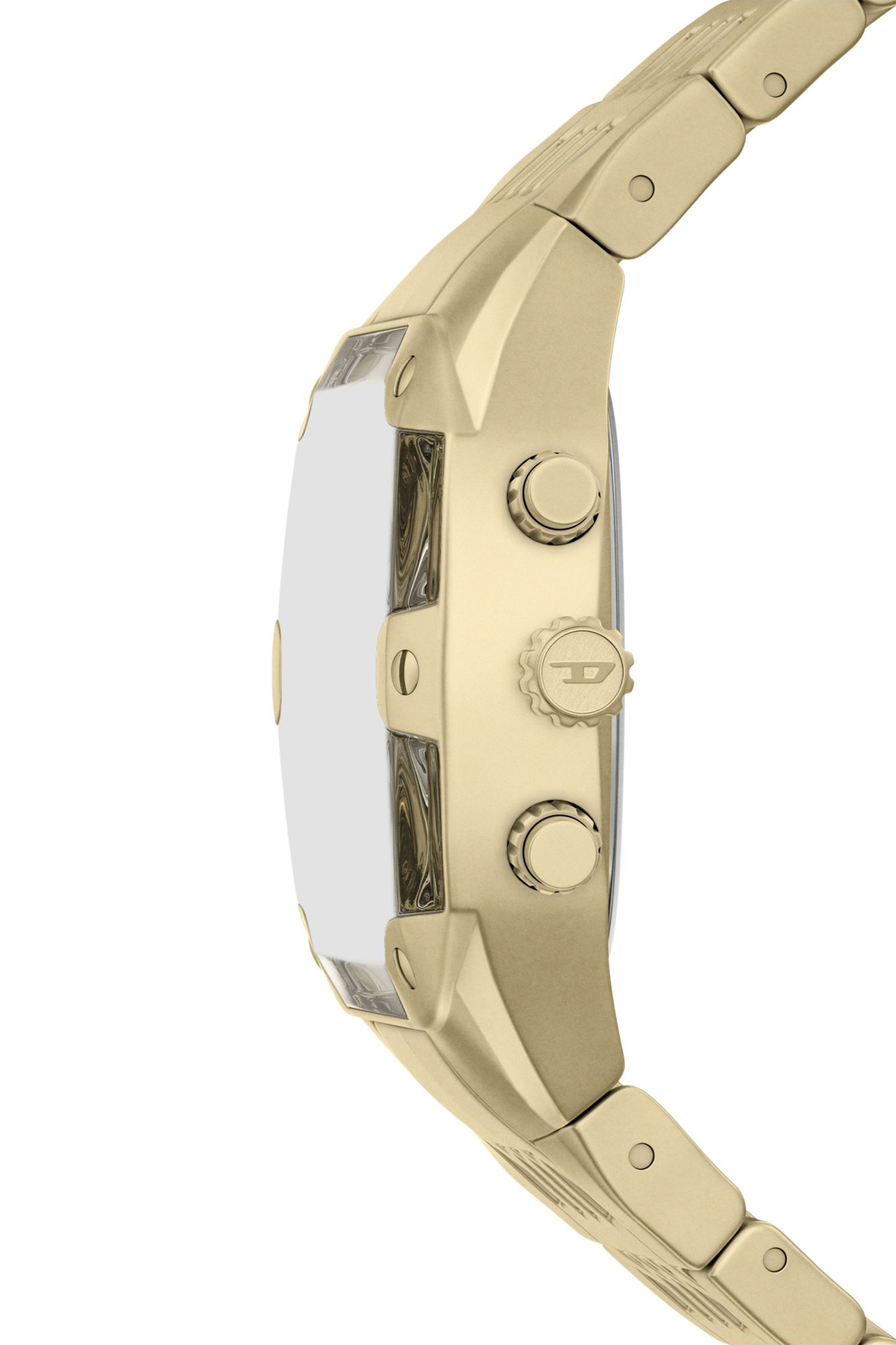 Diesel - DZ4718 WATCH, Herren Spiked Cushion Uhr aus Edelstahl in Goldton in Gold - 3