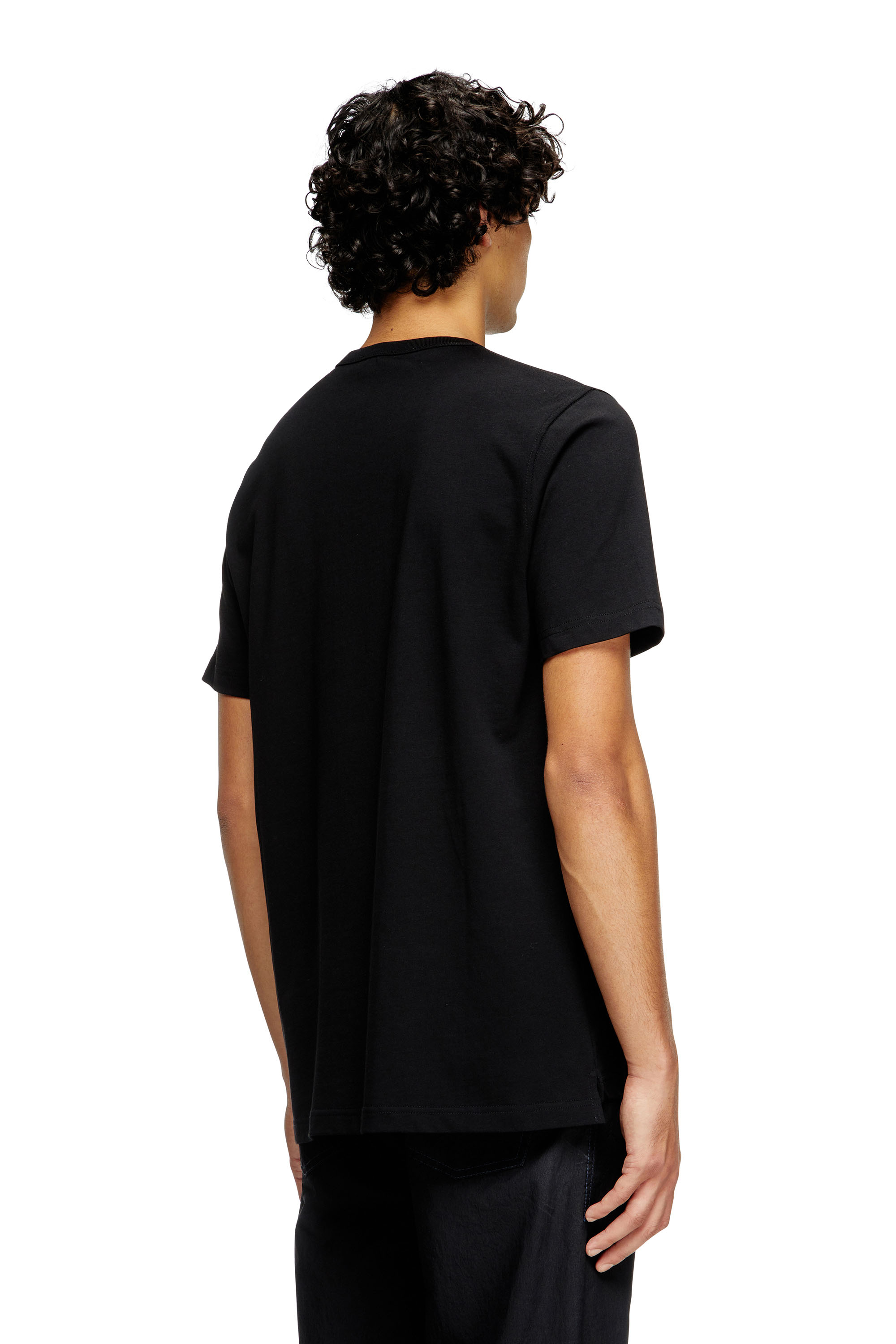 Diesel - T-ADJUST-OD, Herren T-Shirt mit metallischem Oval D in null - 4