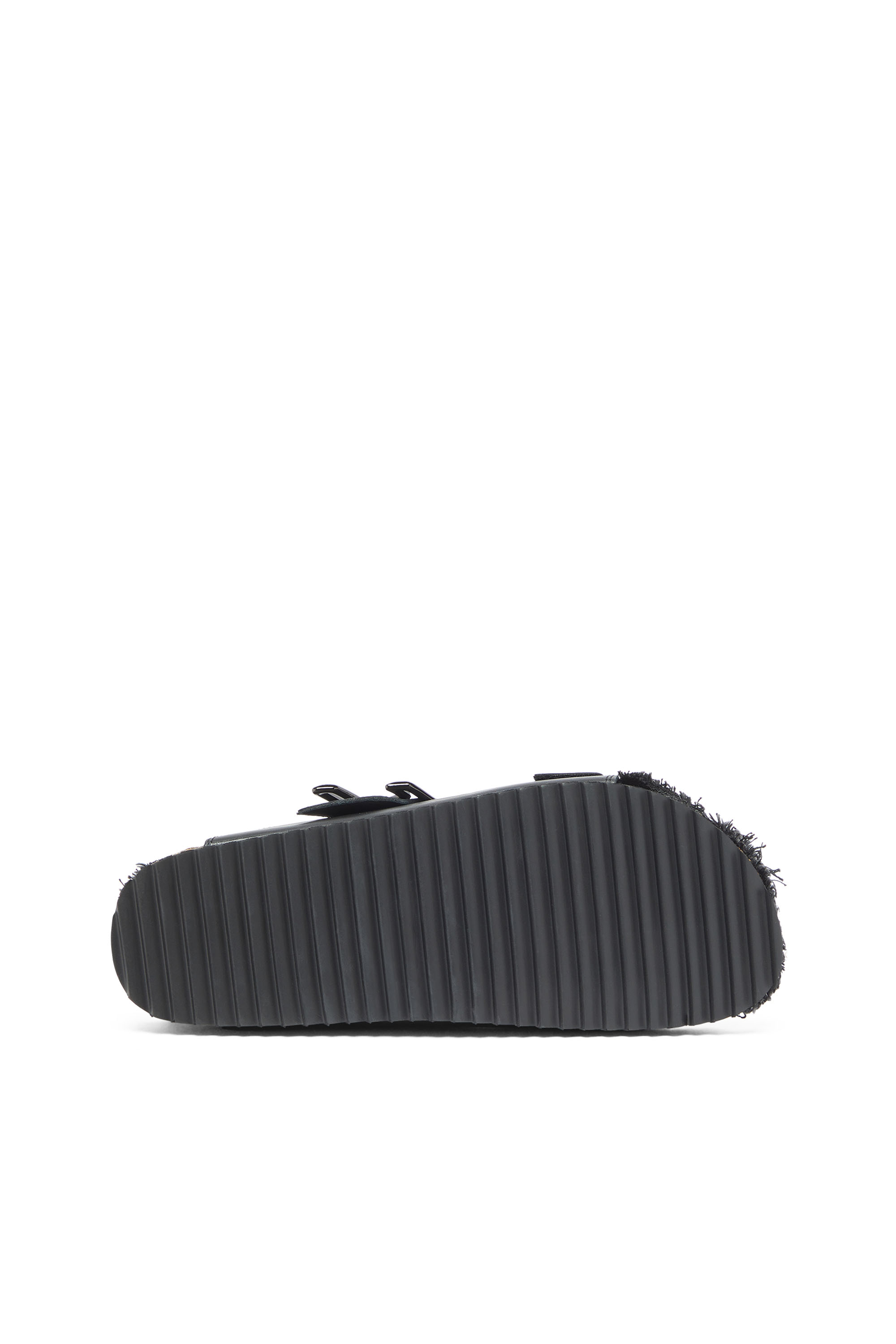 Diesel - D-WOODSTOCK D SANDAL, Herren D-Woodstock - Lederriemen mit Korkfu&szlig;bett in Schwarz - 4