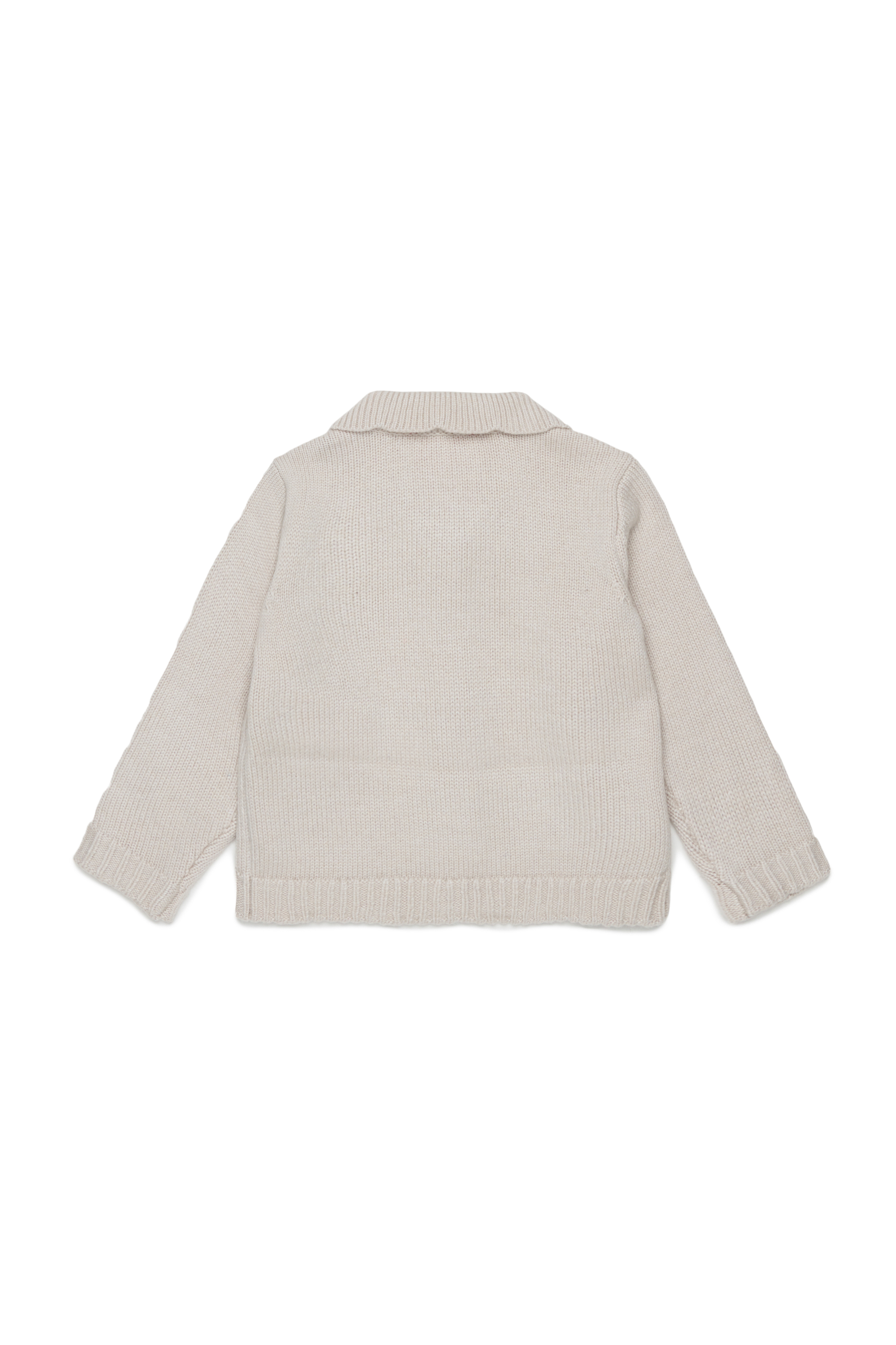 Diesel - KSCALOB, Damen Cardigan mit Kaschmiranteil und Muschelkragen in Wei&szlig; - 2