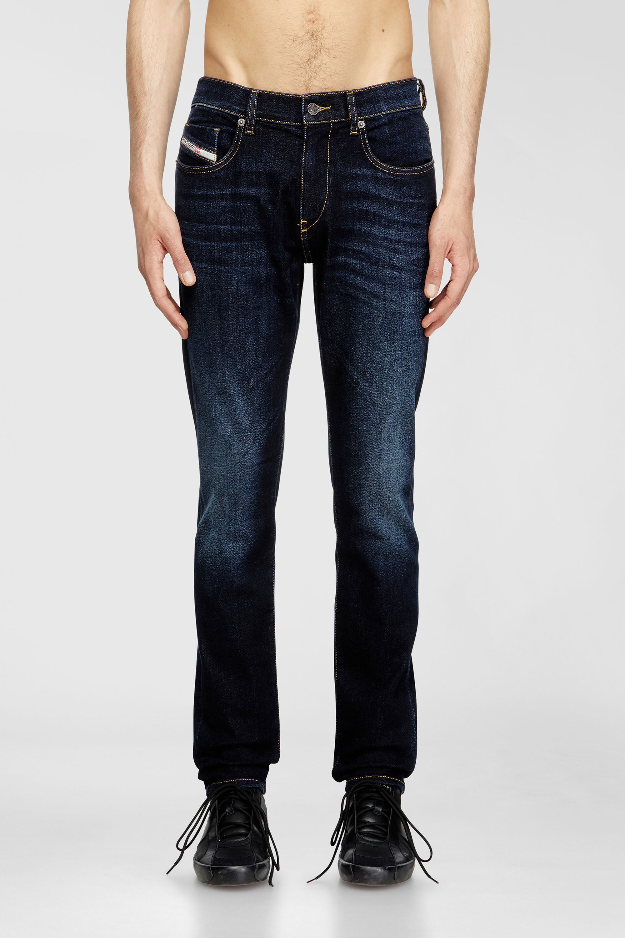 Diesel - Herren Slim Jeans 2019 D-Strukt 009ZS, Dunkelblau - 1
