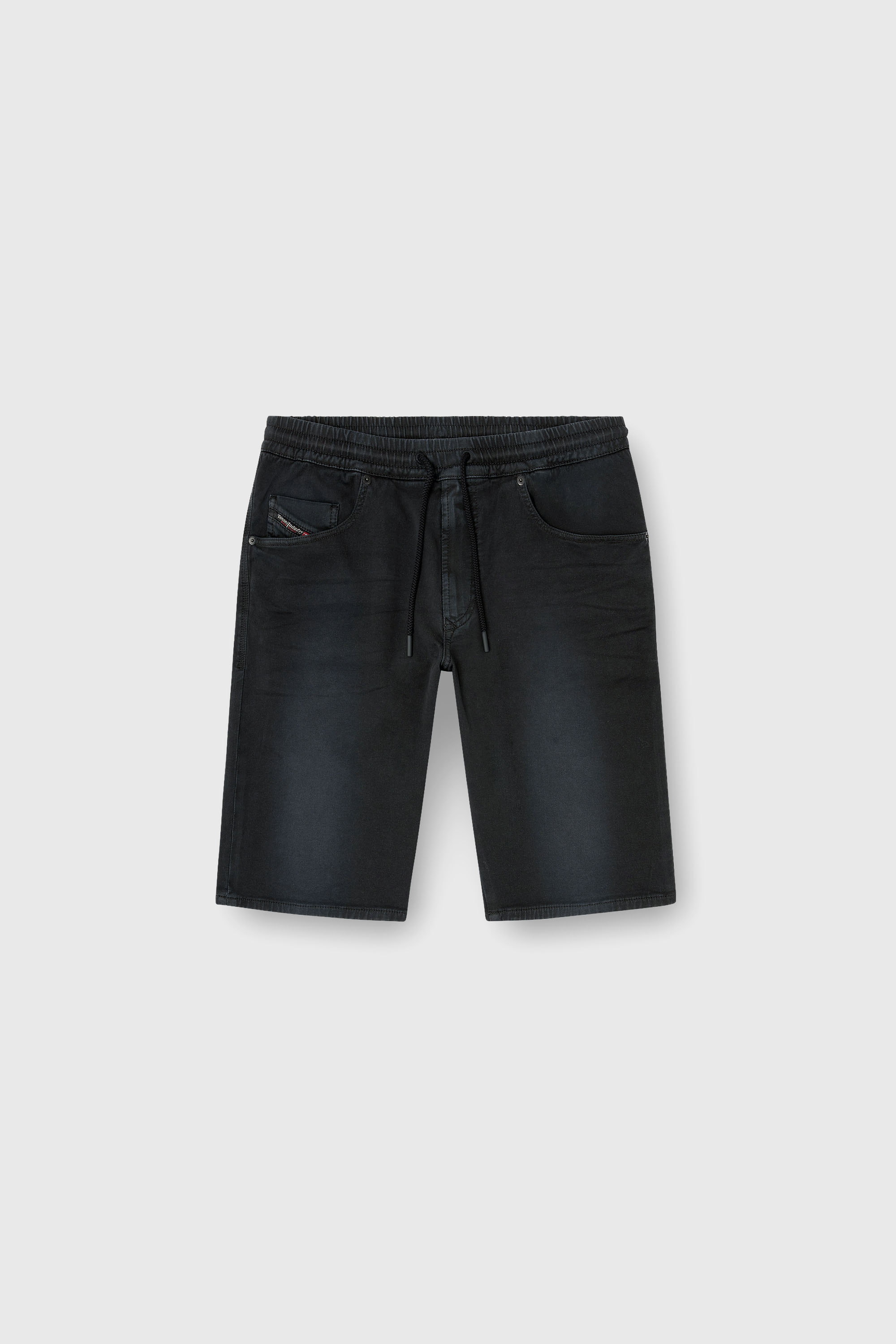 Diesel - 2033 D-KROOLEY-SHORT JOGG, Herren Chinoshorts aus JoggJeans in Schwarz - 2