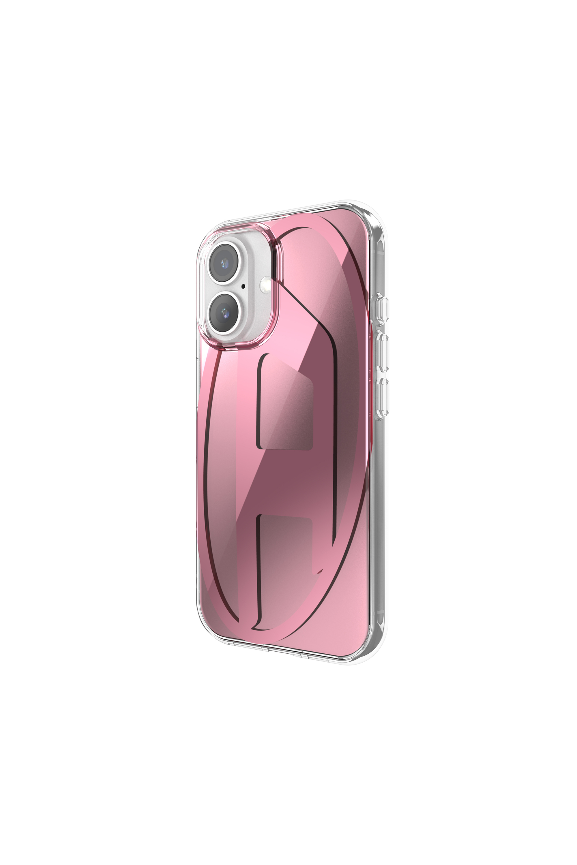 Diesel - 60163 AOP CASE, Unisex Oval D Mirror Case for iP 16 in Rosa - 4