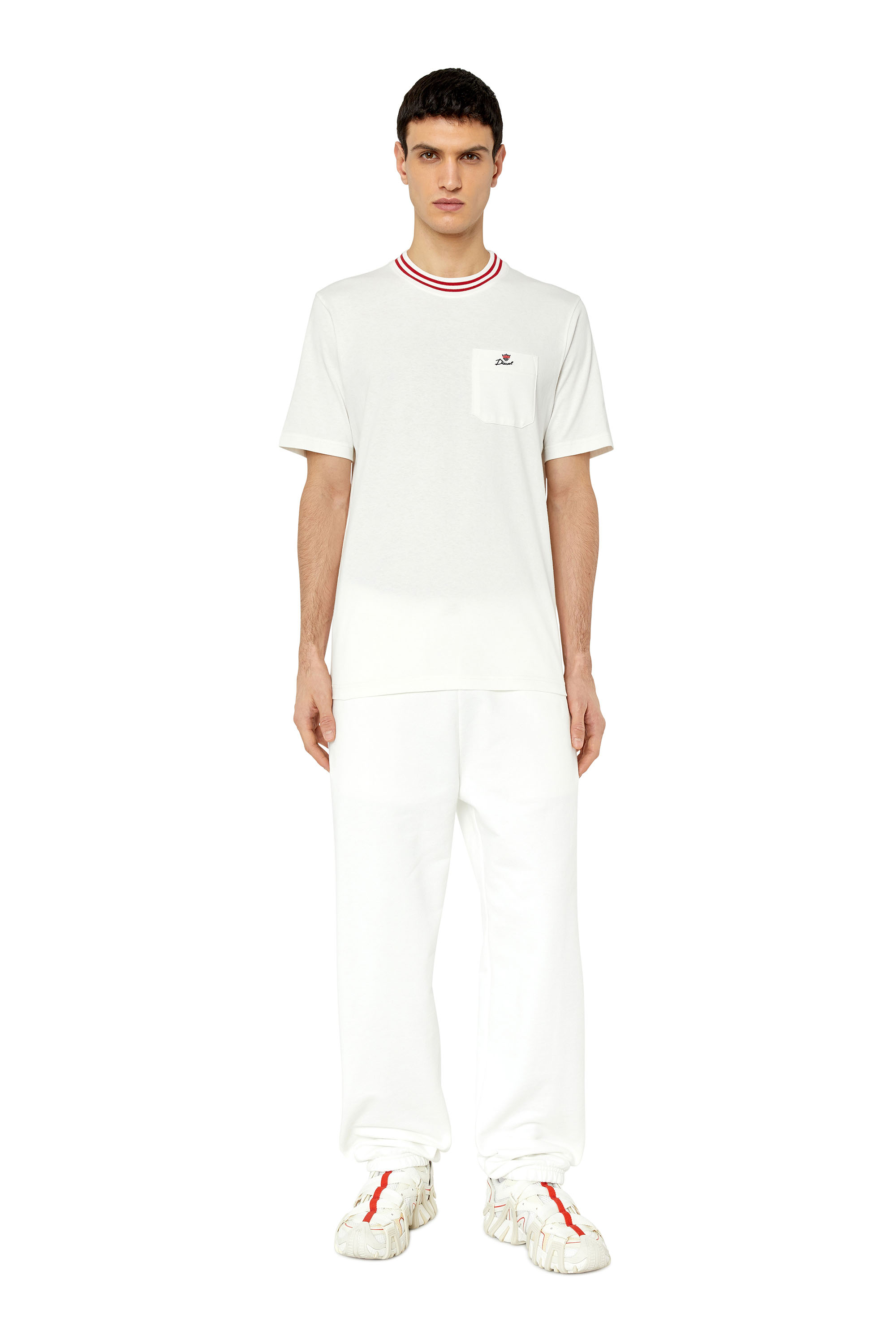 Diesel - T-JUST-POCKET-CROW, Weiß - Image 4