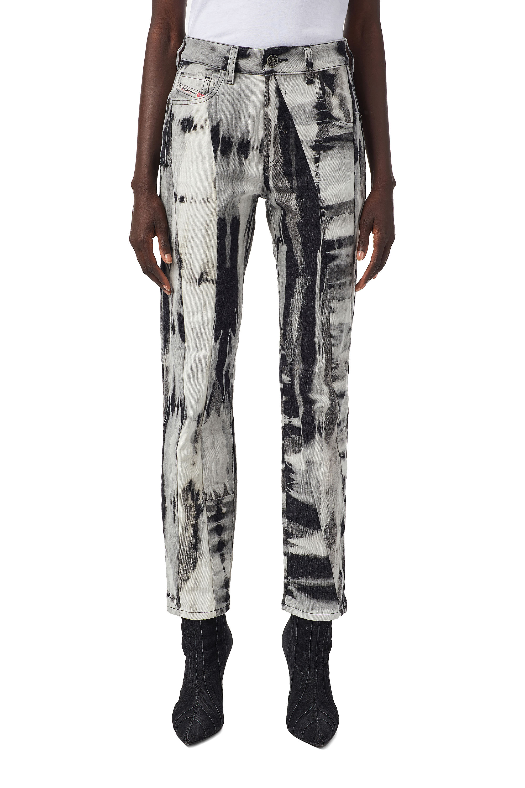 D-Joy 09B36, Schwarz/Weiss - Jeans