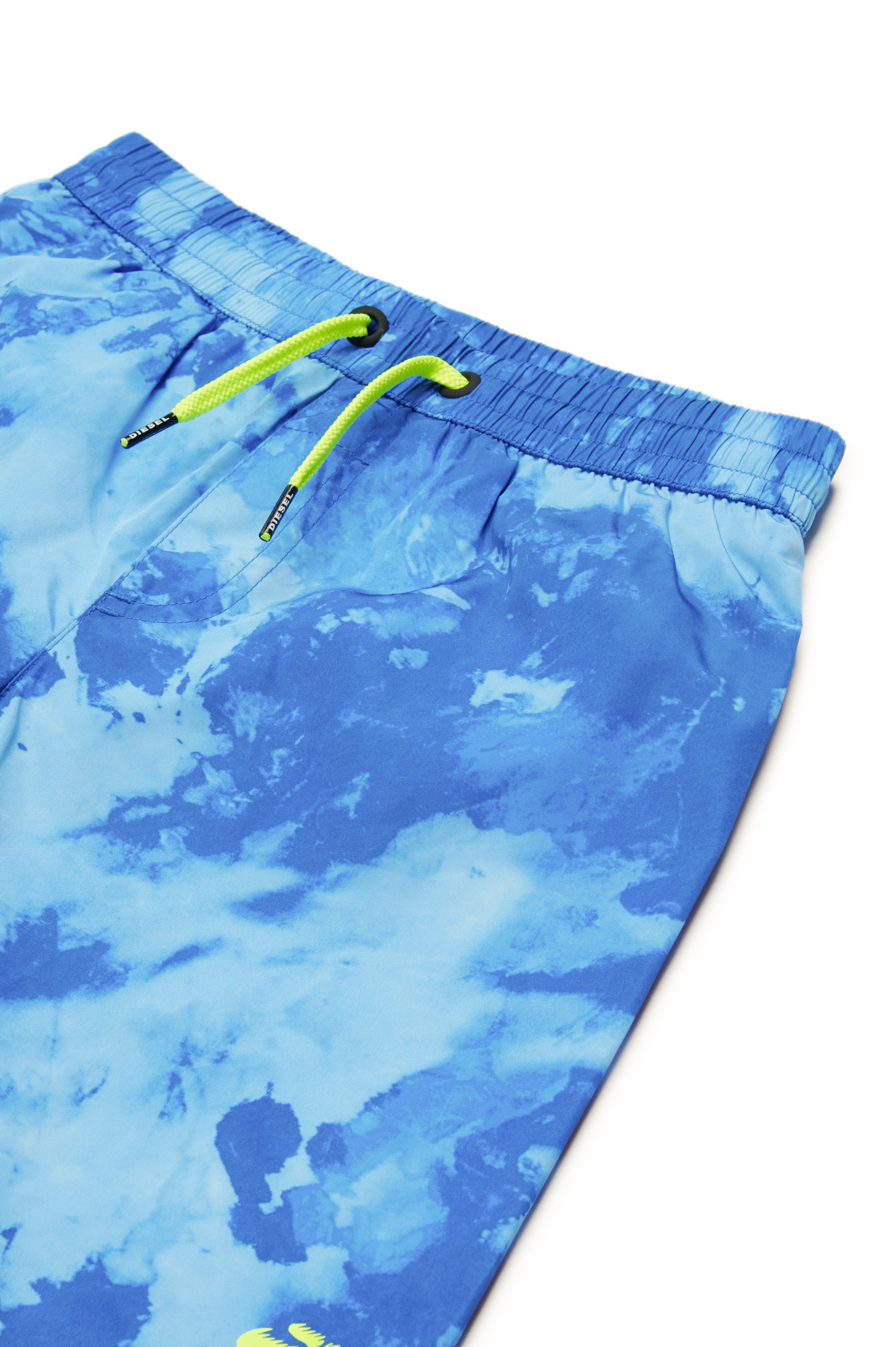 Diesel - MLONGKEN, Herren Badeshorts mit Flecken-Print in Blau - 3