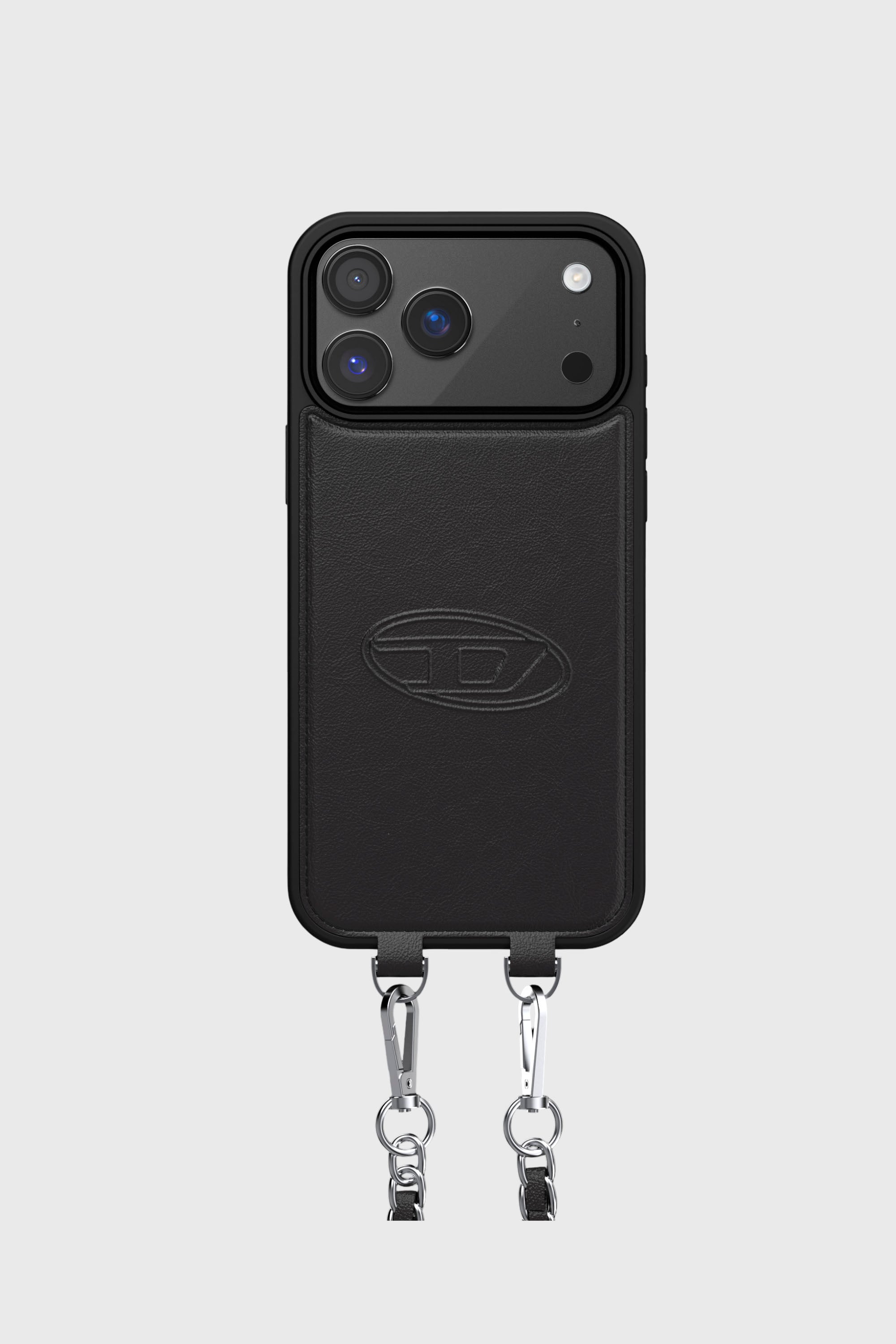 Diesel - 60663 MOULDED CASE, Unisex Oval D H&uuml;lle mit Handschlaufe und MagSafe f&uuml;r iPhone 17 Pro Max in Schwarz - 2