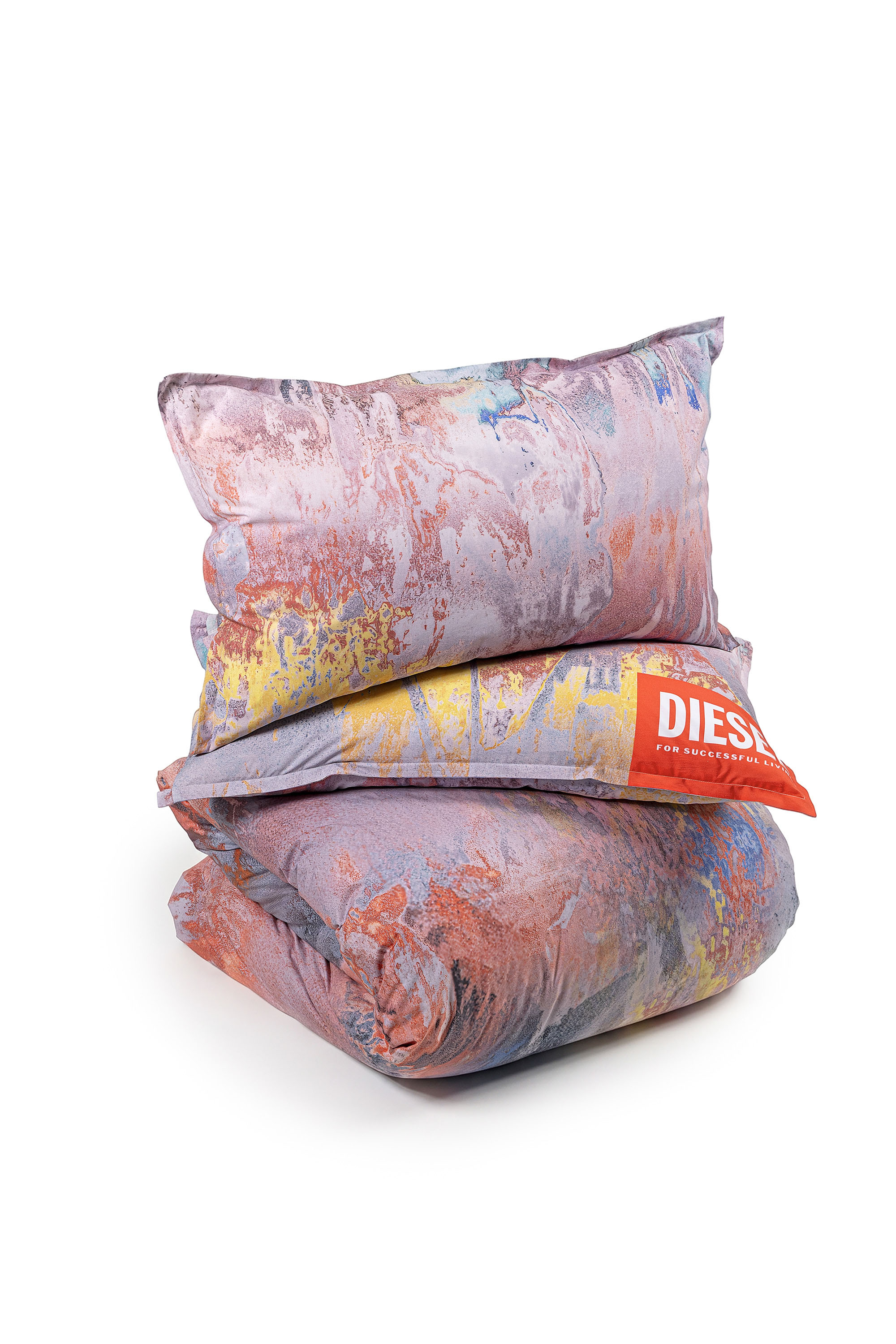 Diesel - 1018098  ACID FLOWERS PERCALE DUVET COVE, Unisex Perkal-Bettw&auml;sche-Set f&uuml;r Queen-Size-Bett in Bunt - 2