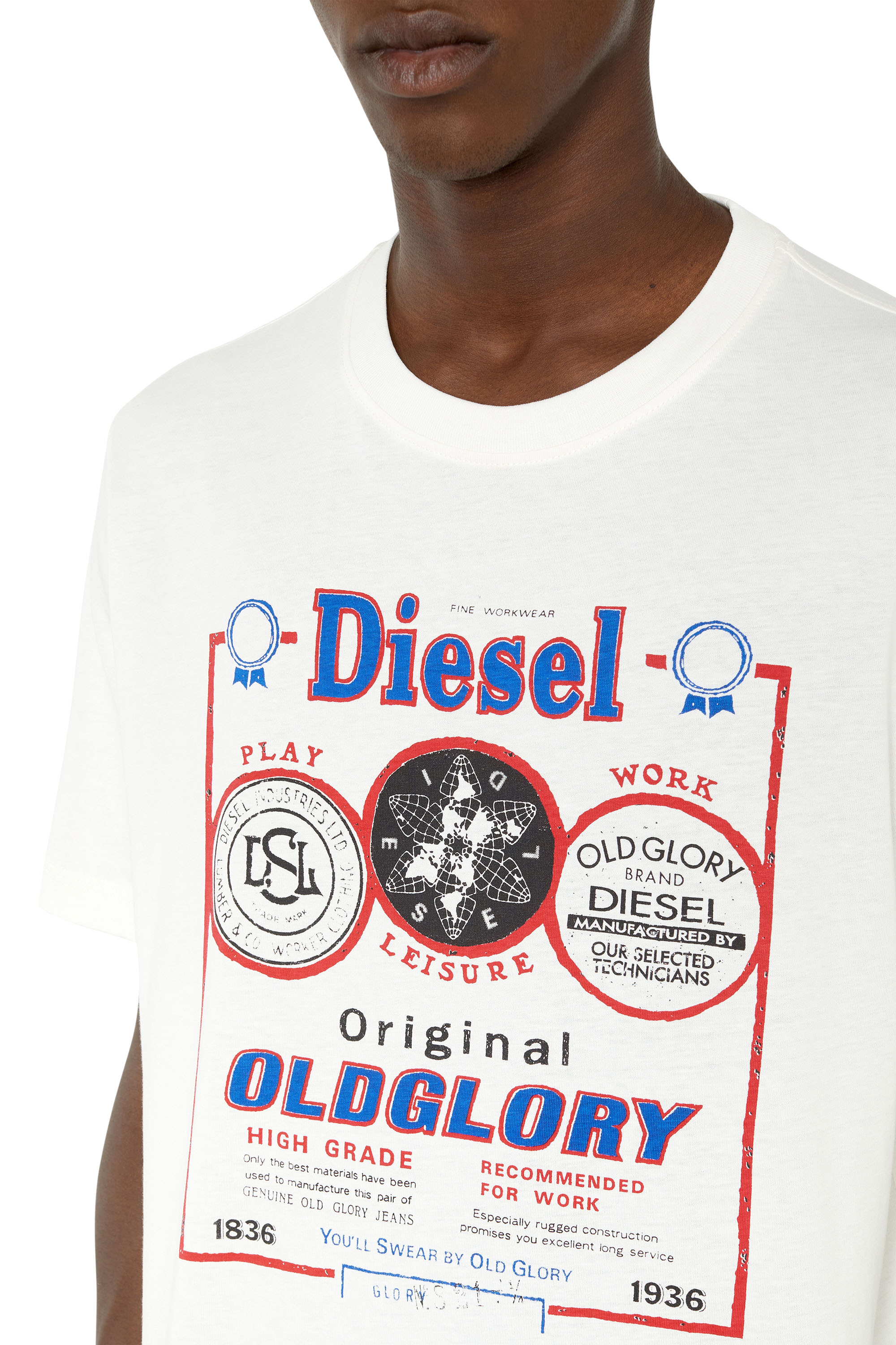 Diesel - T-JUST-E36, Weiß - Image 5