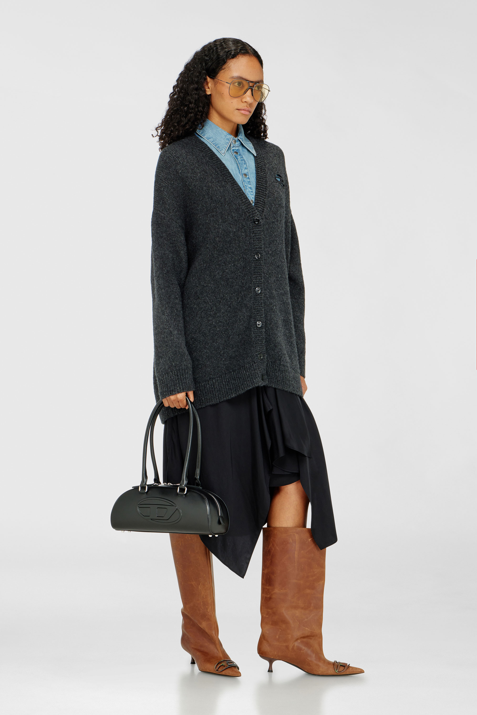 Cardigan aus Woll- und Alpakamischung