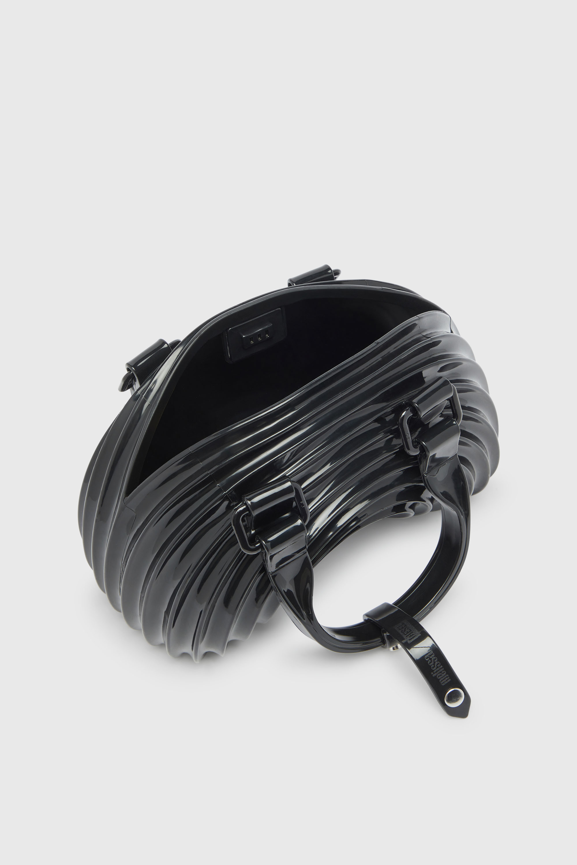 Diesel - MELISSA QUANTUM DOME, Damen Quantum Dome &ndash; Handtasche aus Melflex&reg; in Schwarz - 4